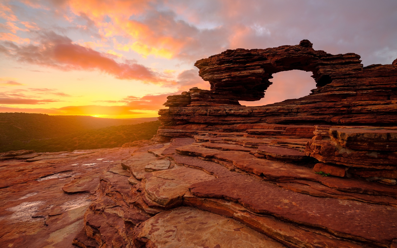 kalbarri national park, western australia, natures window, rock arch