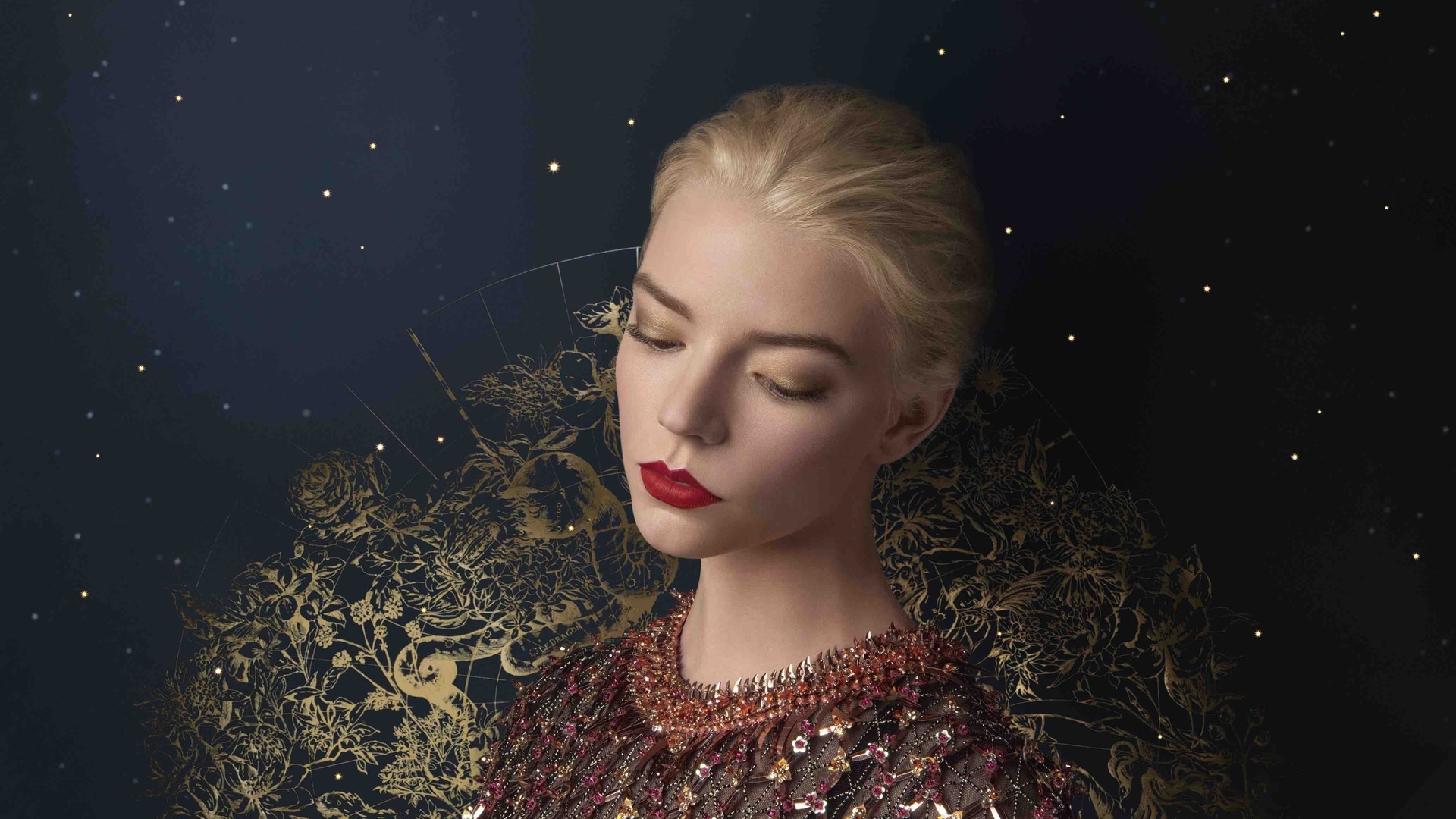 dior, anya taylor joy, dior holiday 2022 collection, atelier of dreams