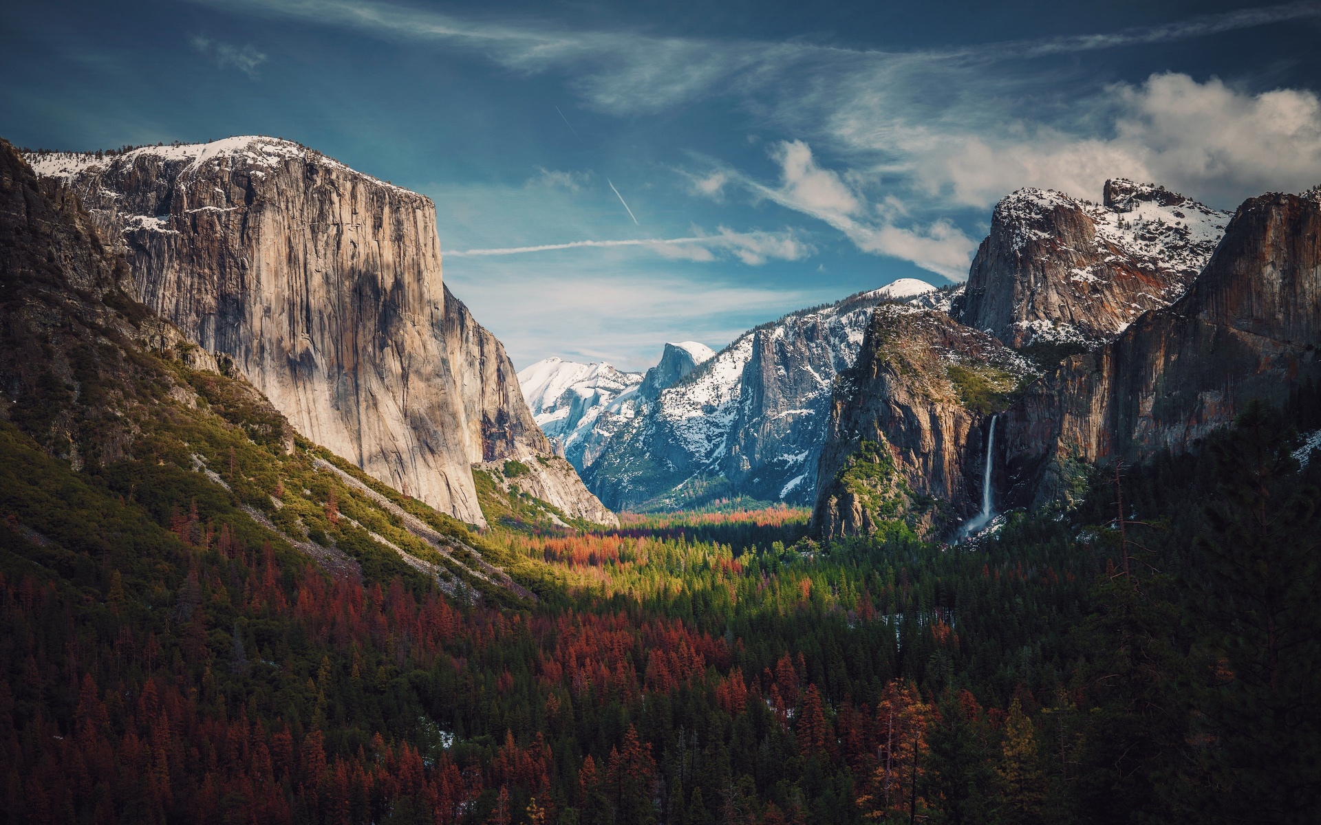 view of yosemite valley, yosemite national park, california