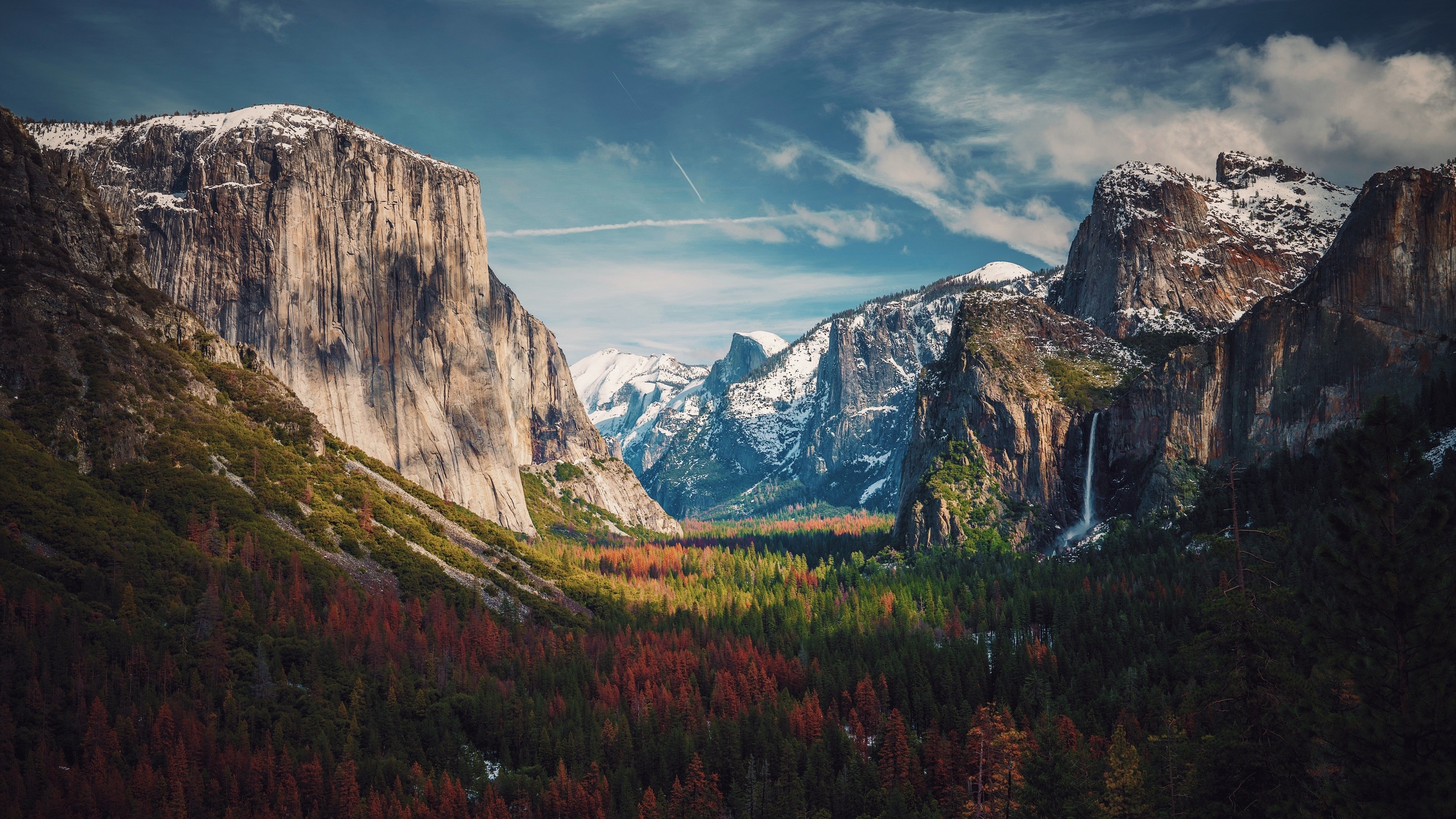 view of yosemite valley, yosemite national park, california