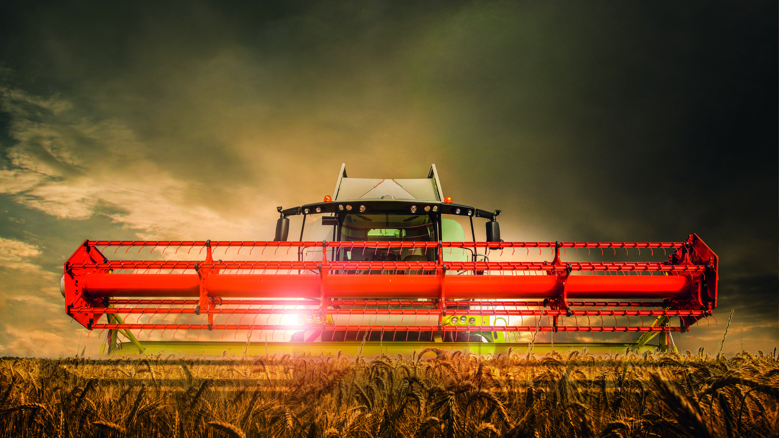 john deere, agricultural machinery, field