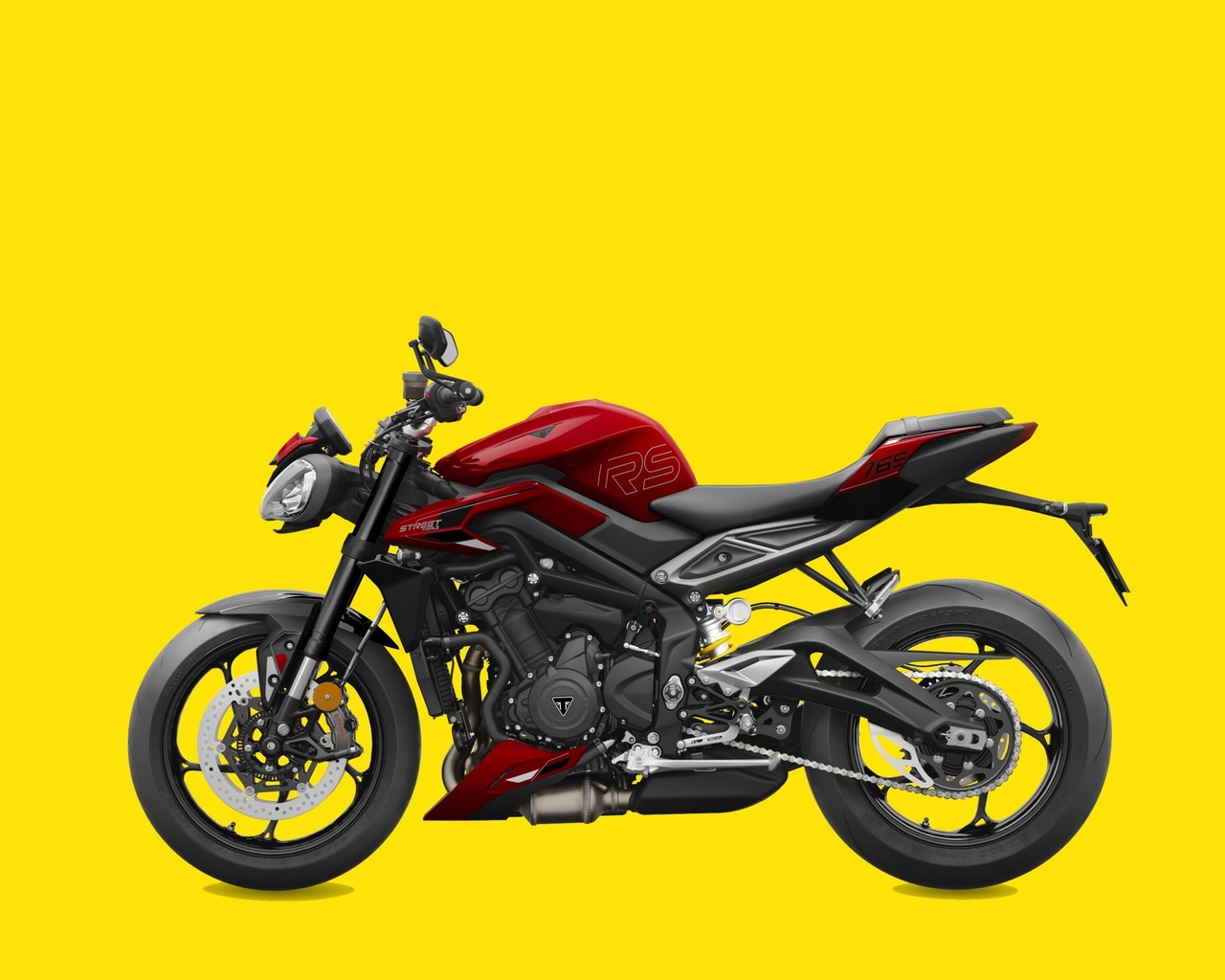 triumph, 2023, motorcycle street, triumph street triple rs my23, carnival red