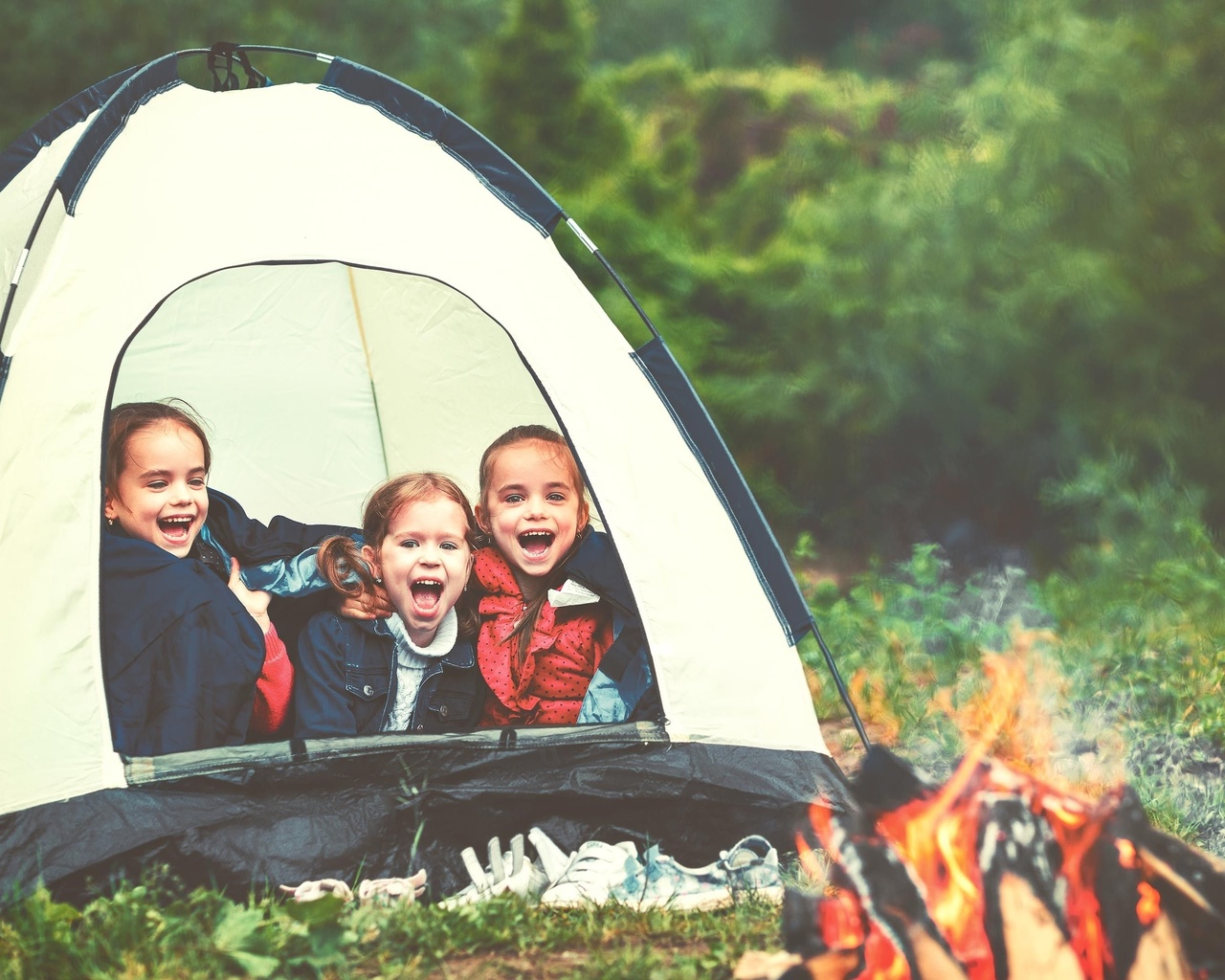 adventure, tourism, kids, nature, camping