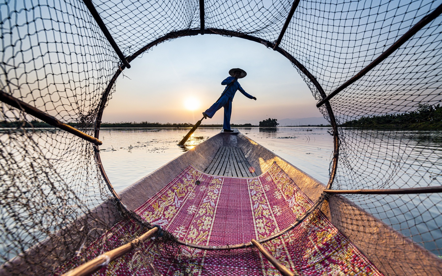 fisherman, inle lake, myanmar