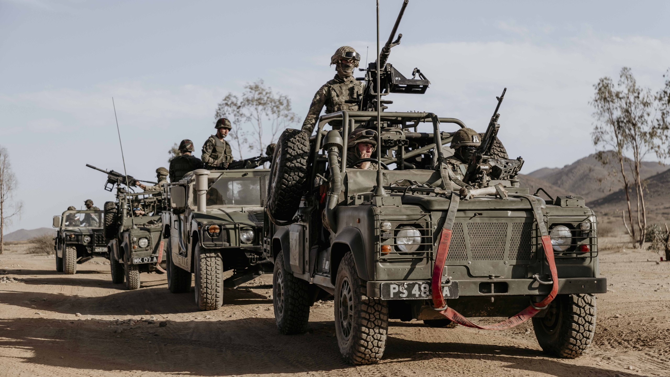 british army, exercise jebel sahara, morocco