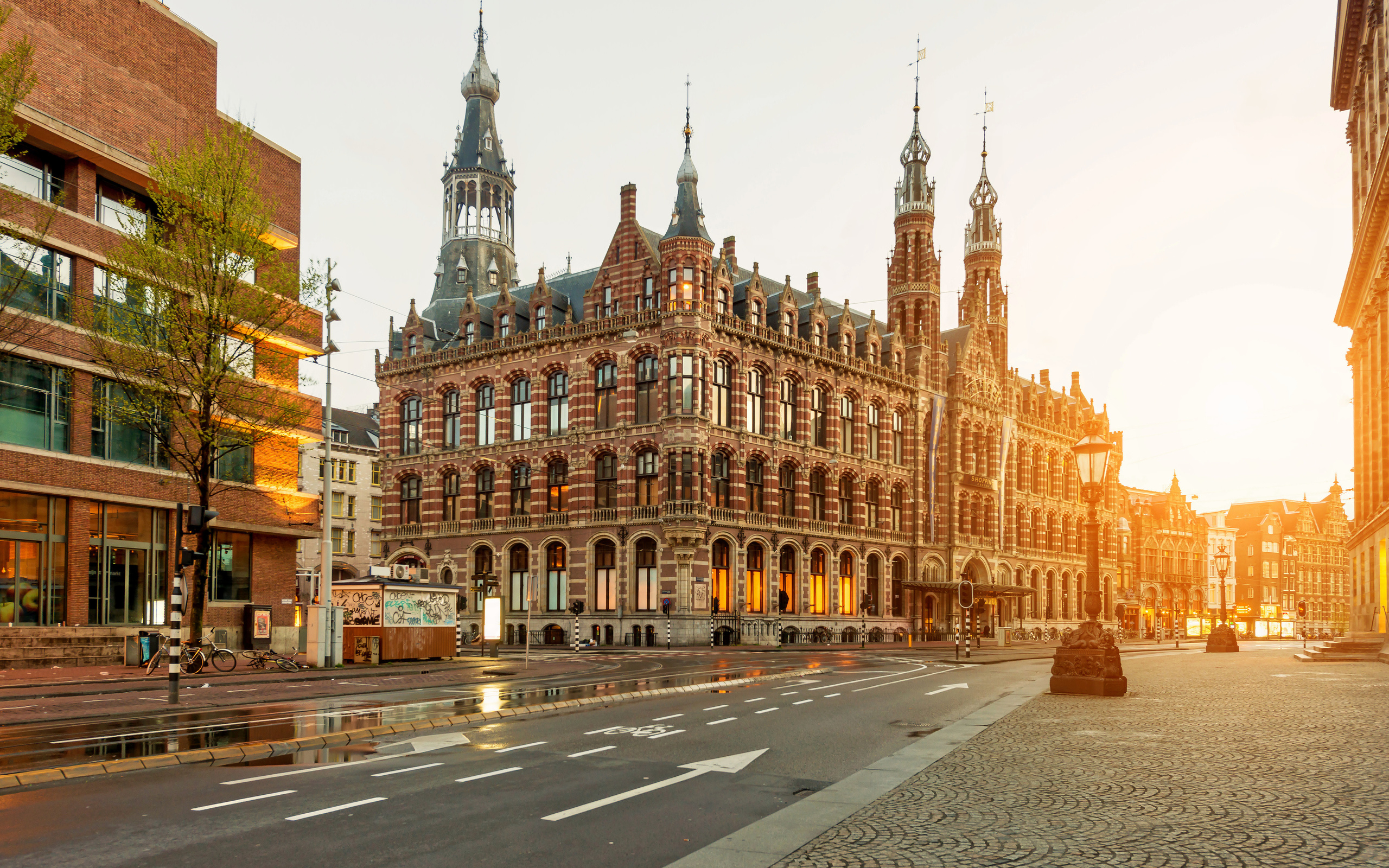 magna plaza, neo-renaissance style, amsterdam, netherlands