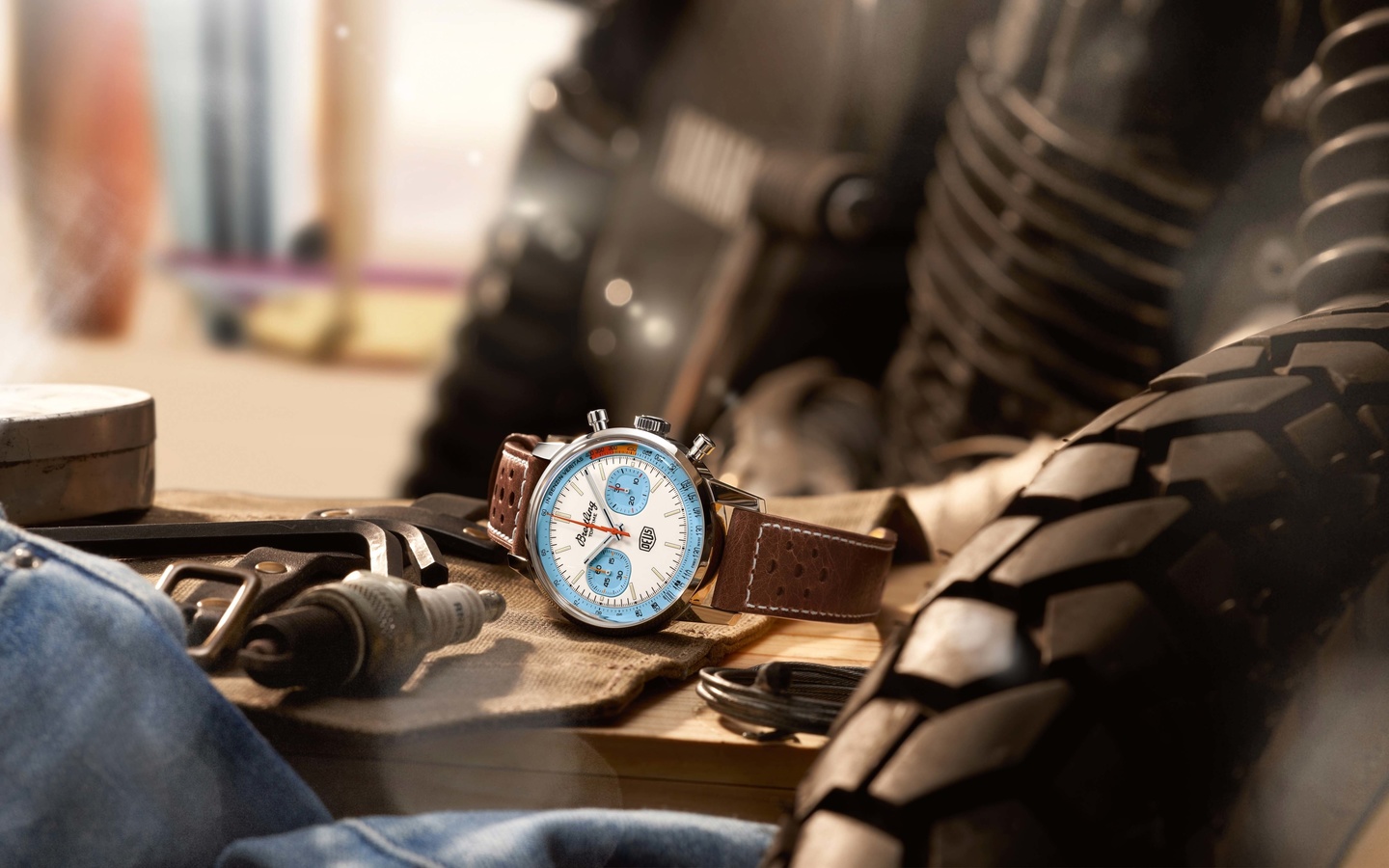 adventure, breitling, unconventional chronograph, deus ex machina, bikers