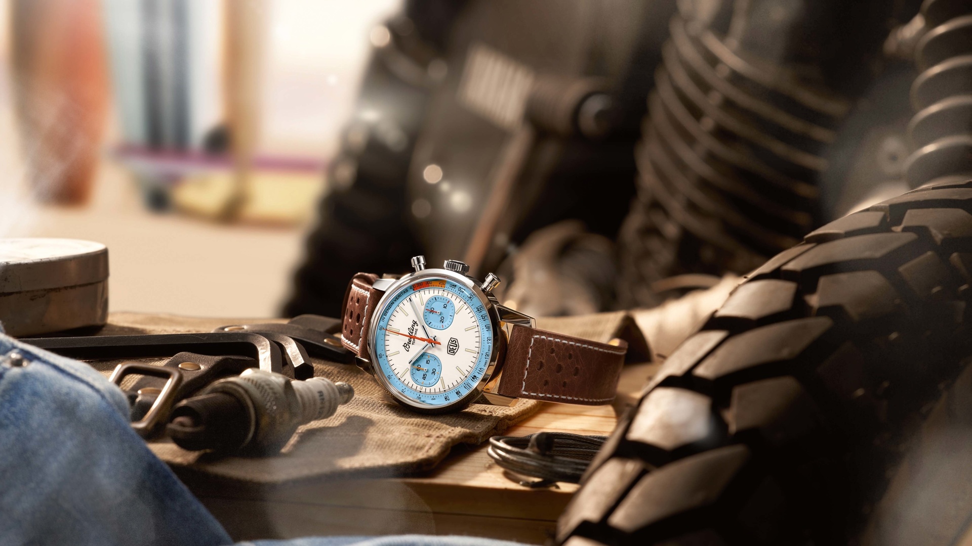 adventure, breitling, unconventional chronograph, deus ex machina, bikers