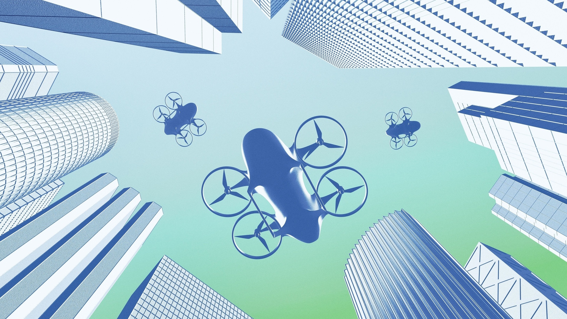 city, electric vertical take off and landing vehicles, future, evtol