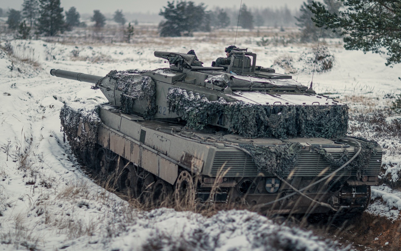 winter, leopard, tanks, spain