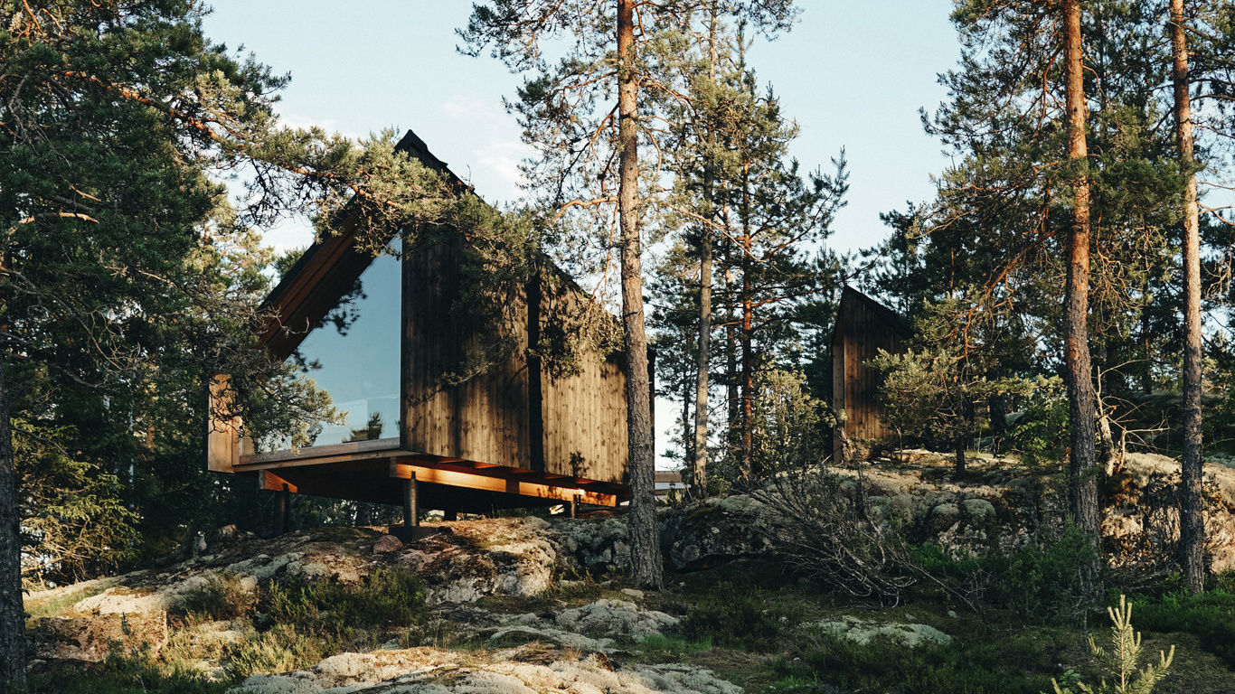 nature, hotel hilltop forest, finland