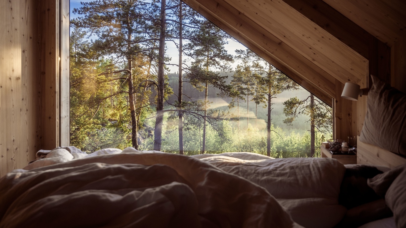 nature, hotel hilltop forest, finland