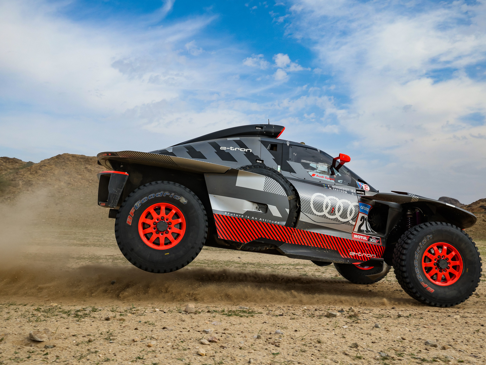 dakar rally, 2023, audi rs q e-tron, team audi sport