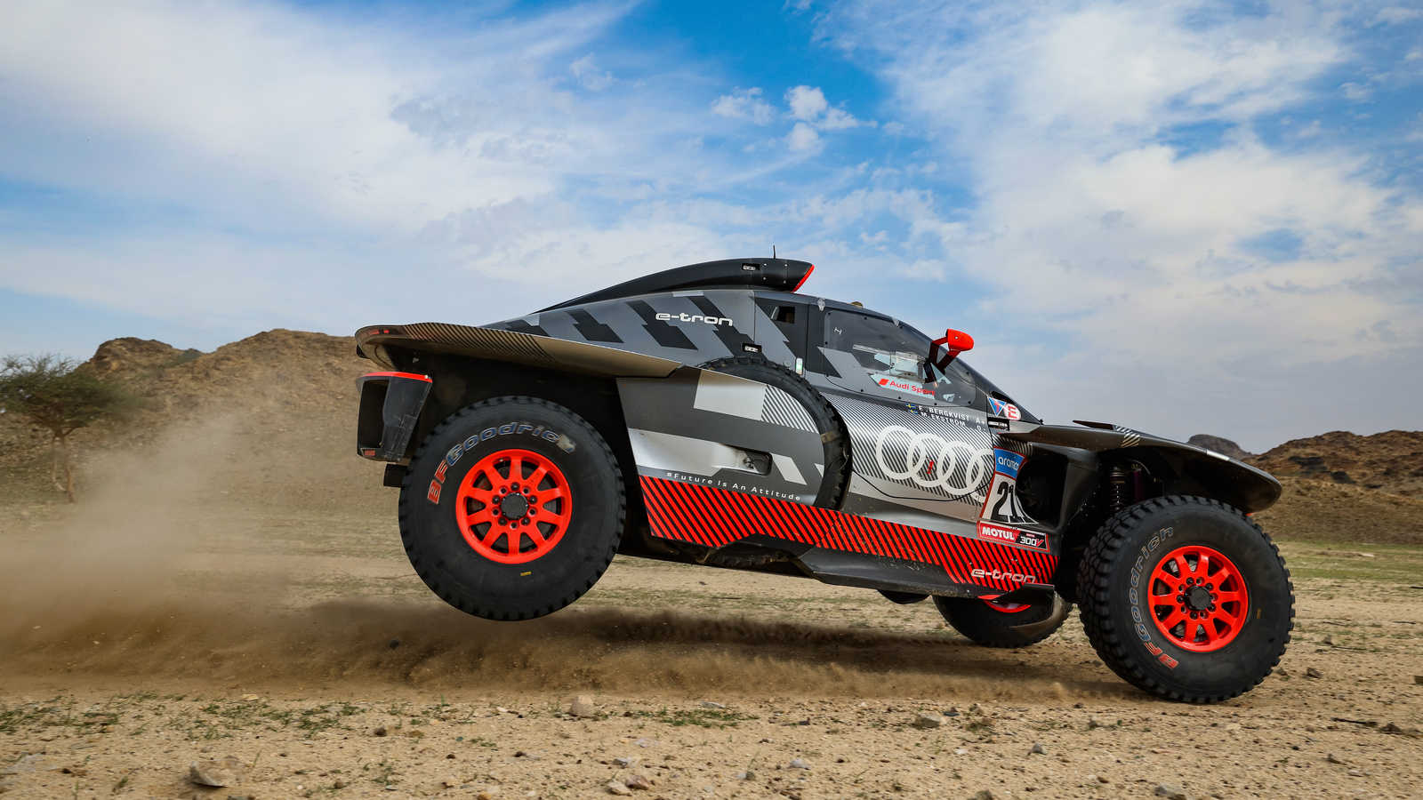 dakar rally, 2023, audi rs q e-tron, team audi sport