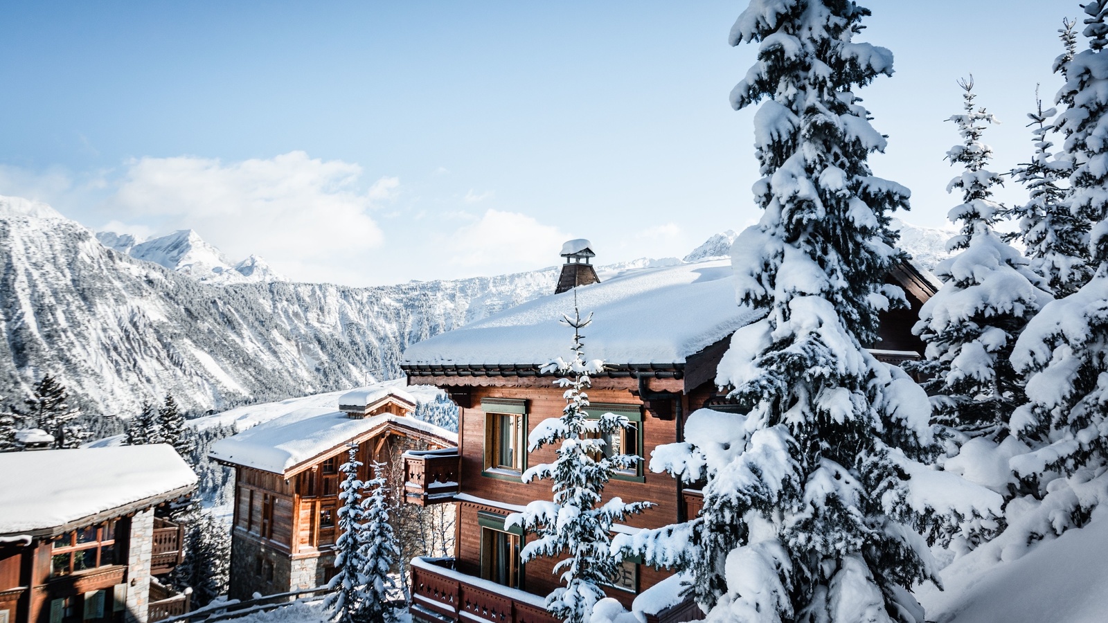 french alps, ski resort, europe