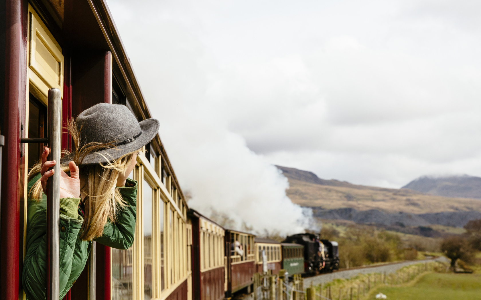 railroad, train, britain