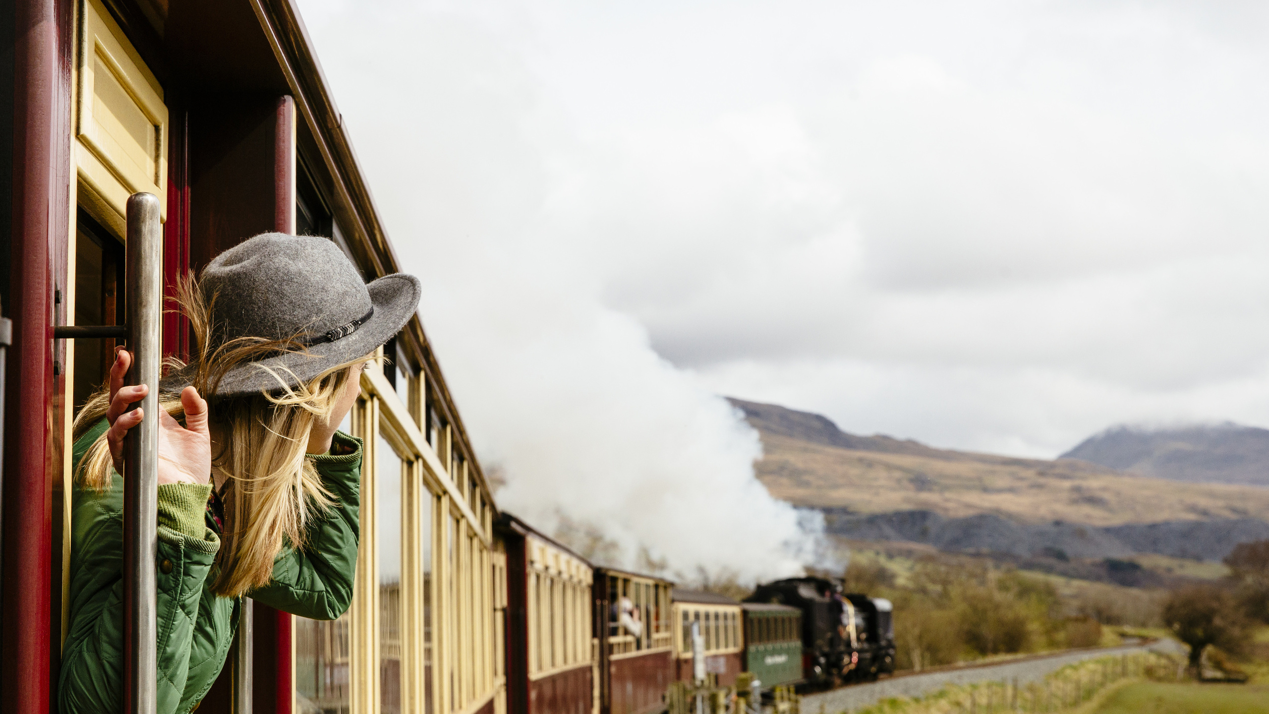 railroad, train, britain