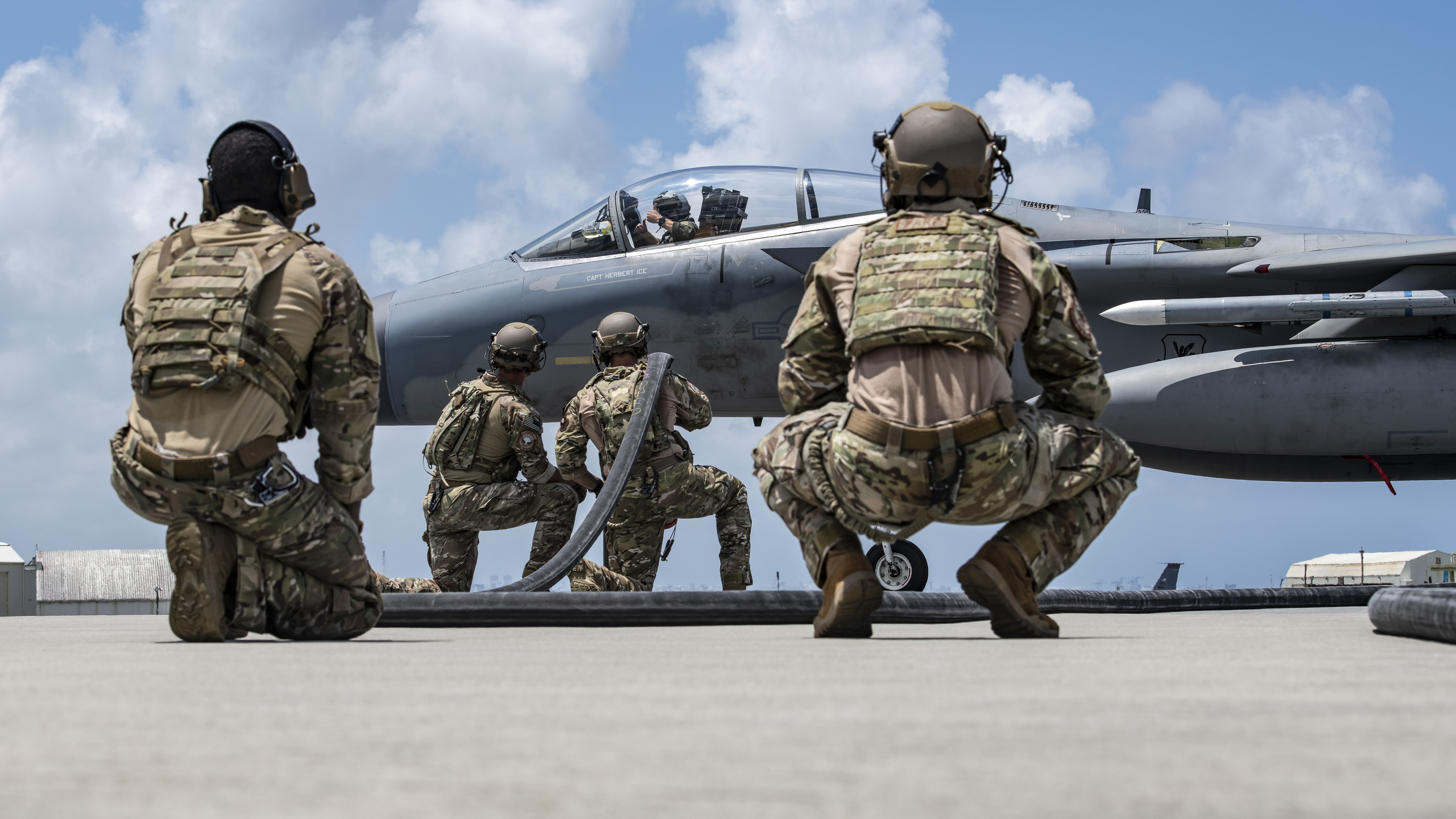 air force, mcdonnell douglas f-15 eagle, twin-engine all-weather tactical fighter aircraft, kadena air base, japan