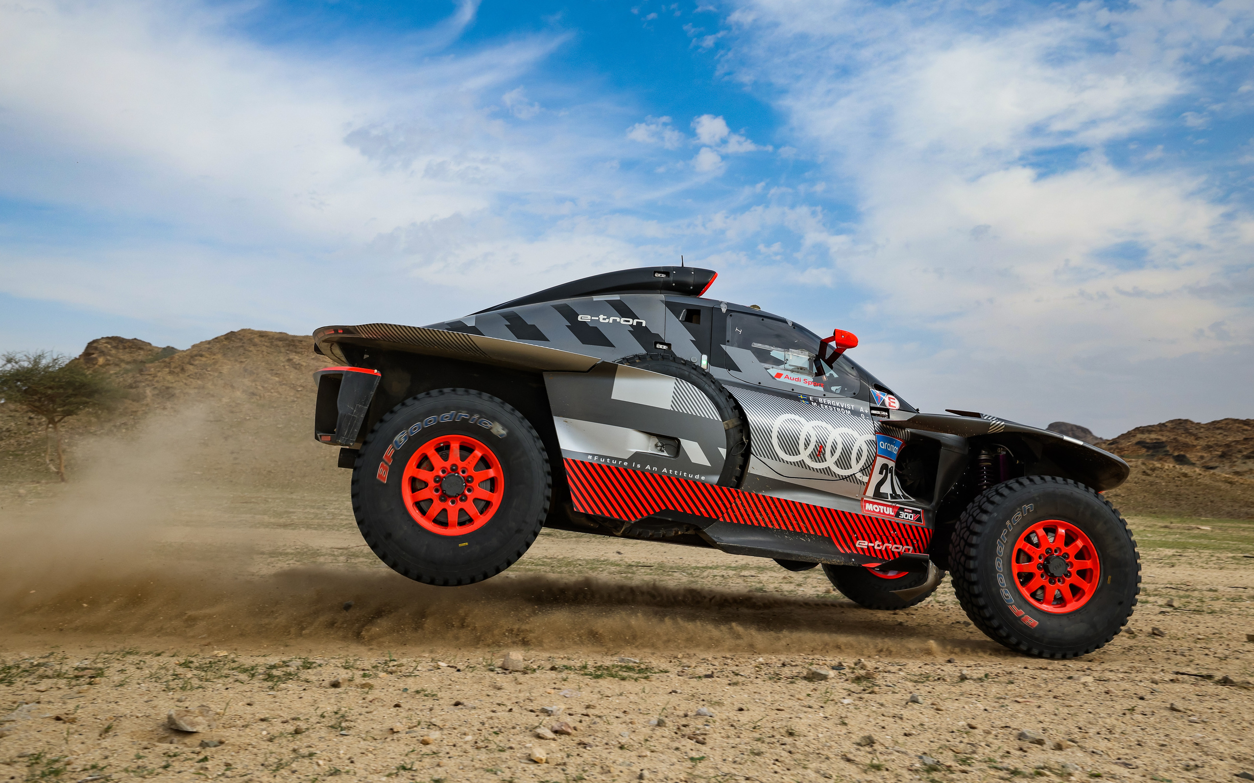 dakar rally, 2023, audi rs q e-tron, team audi sport