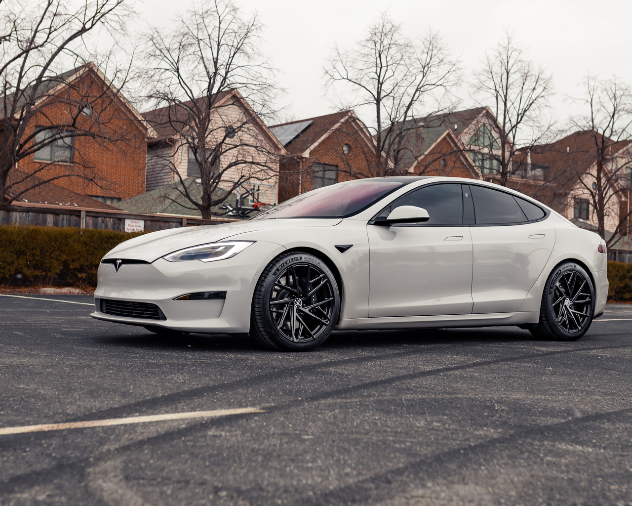 tesla, model s, plaid, electrocar, sportcar, white