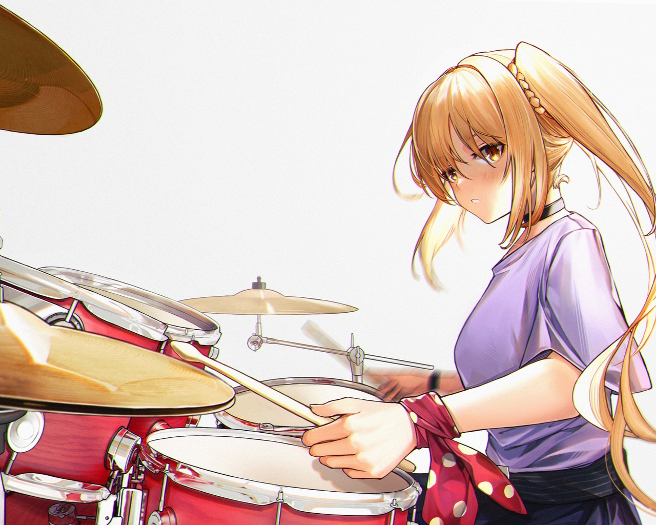 girl, lonely rock, music, super talk, drums