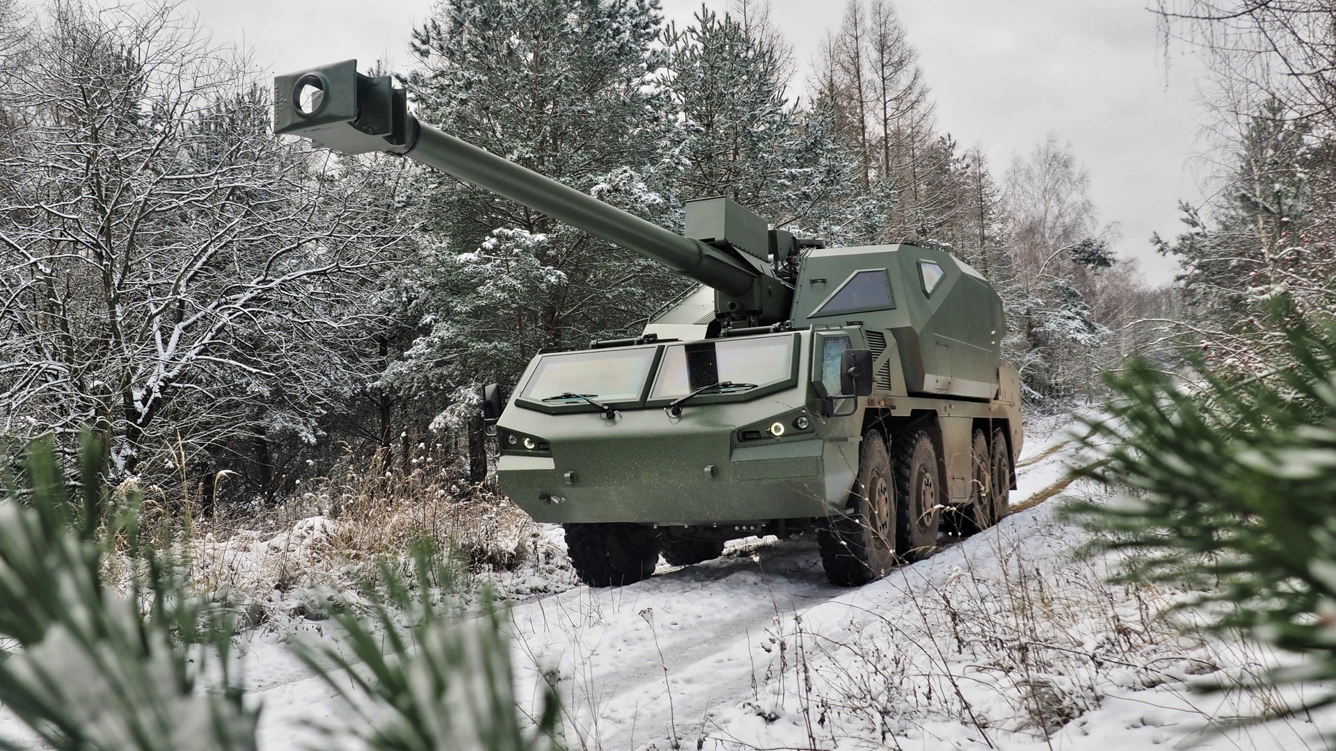 dita 155mm self-propelled howitzer, artillery system, excalibur army