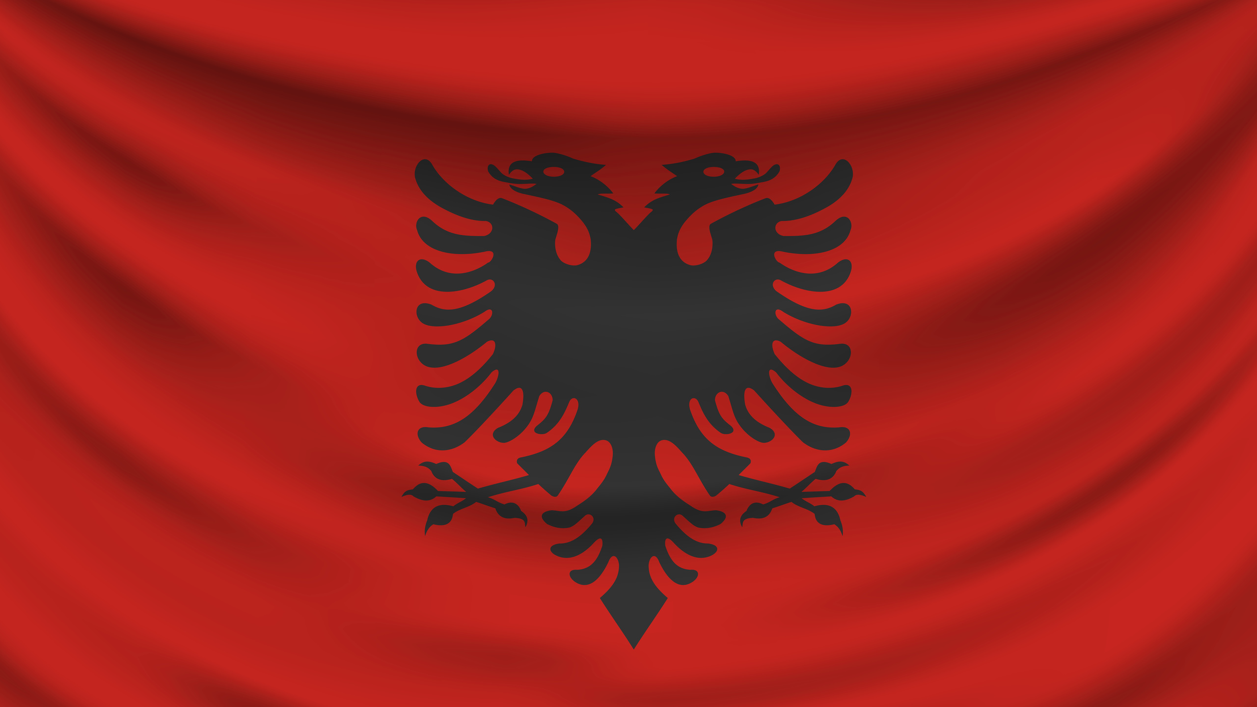 albania, national flags, textures