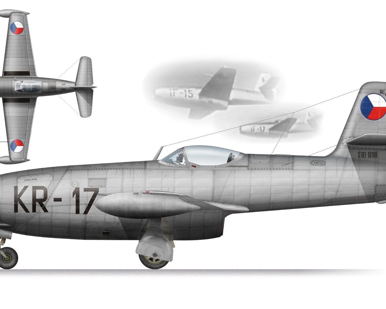 s-101, jet fighter, 1952, czechoslovak air force