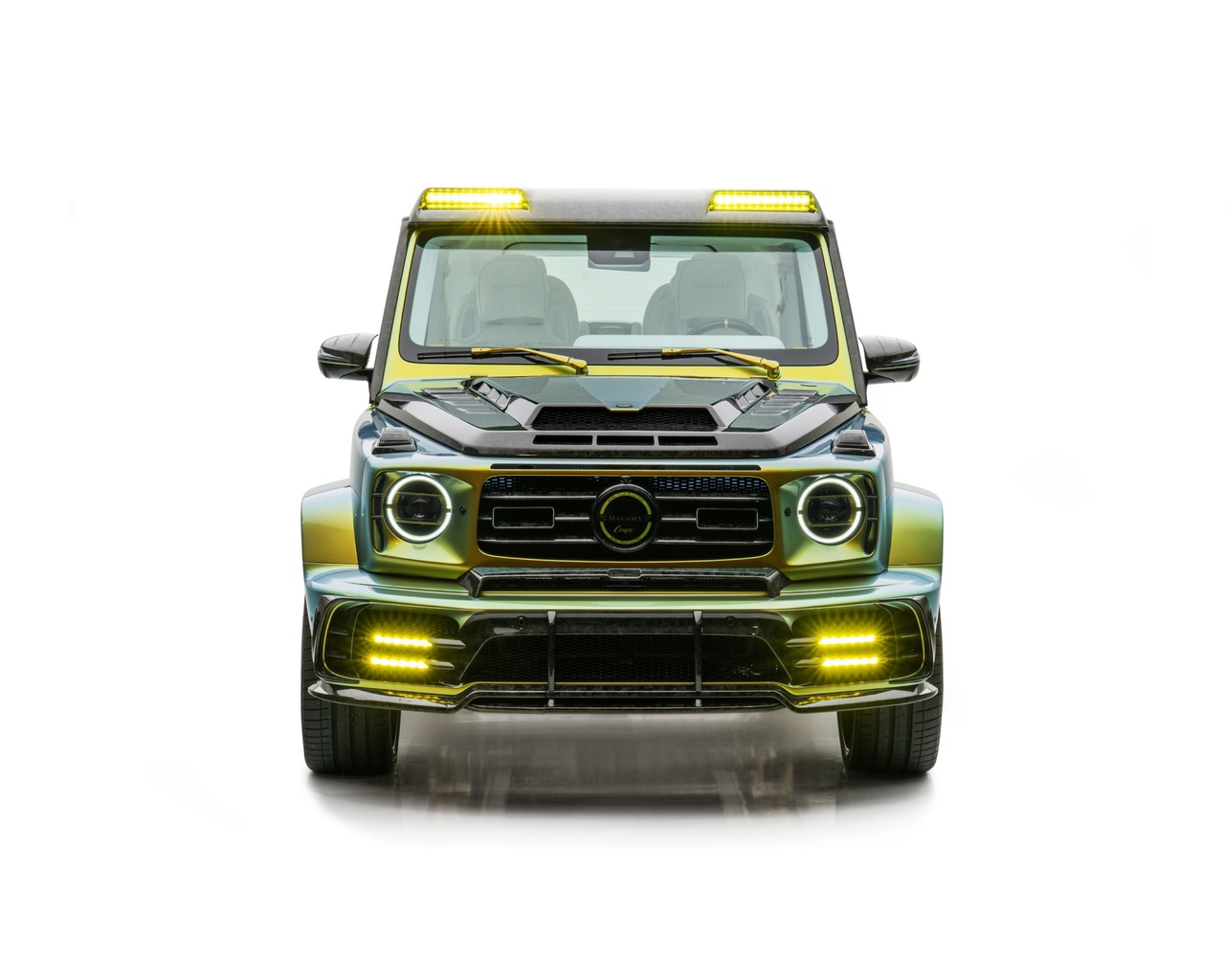 gronos coupe evo c, mansory, custom, four-wheel drive automobile, mercedes-benz g-class, g-wagen, fludium paint chrome atmosphere