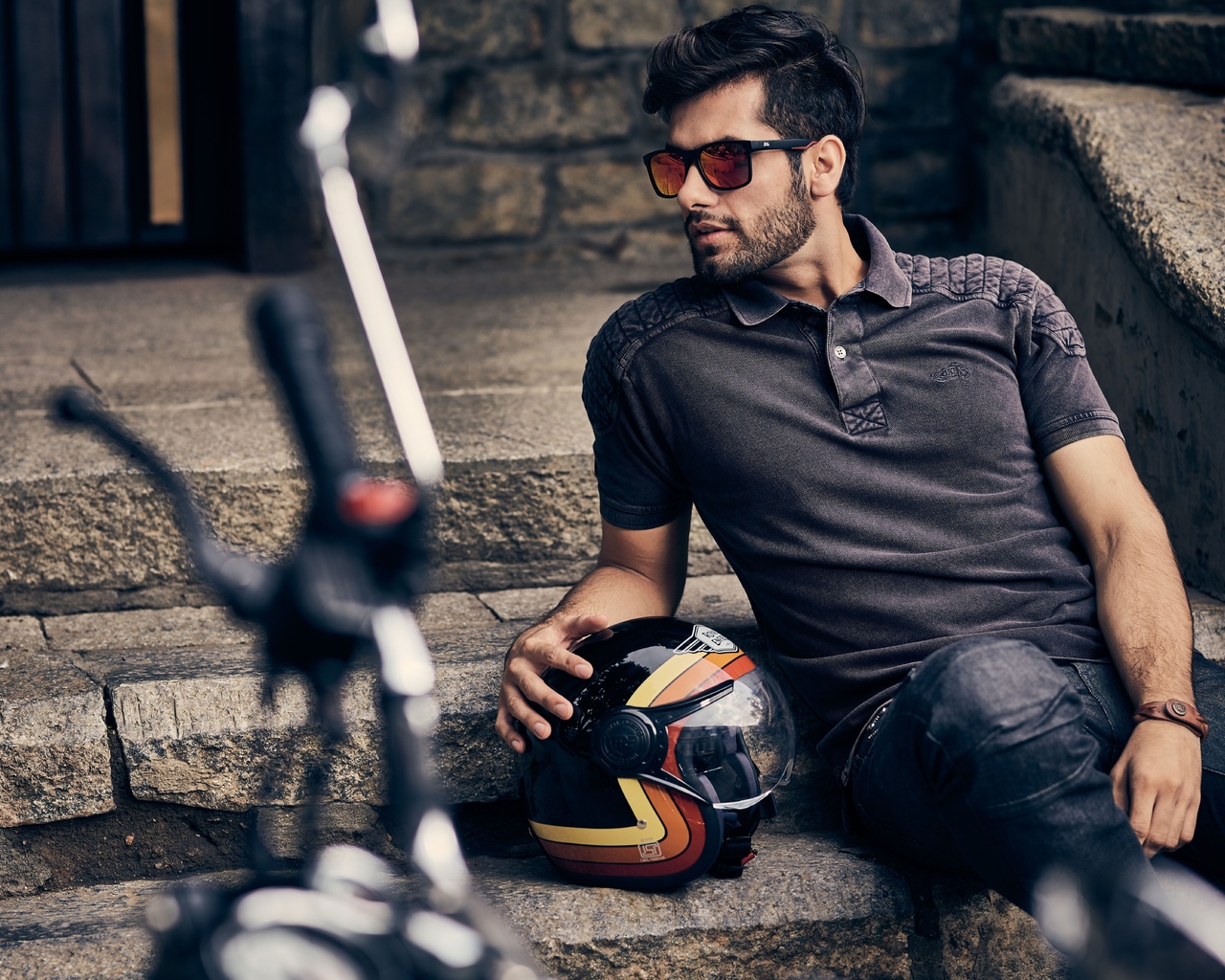 royal enfield, urban biker, apparel and accessories campaign