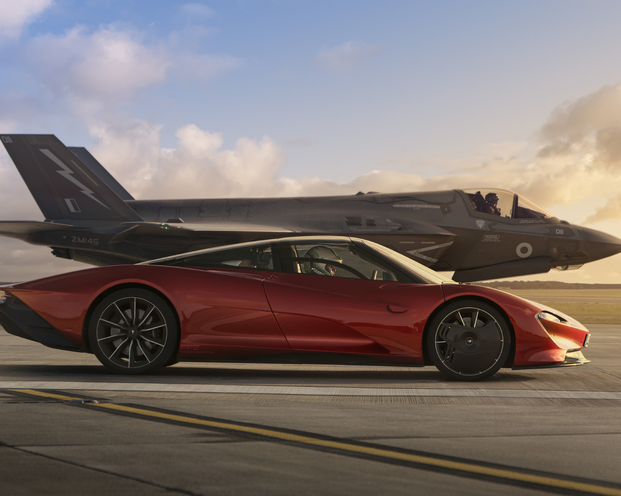 mclaren has, hypercar, mclaren speedtail, lockheed martin f-35 lightning ii, stealth multirole combat aircraft