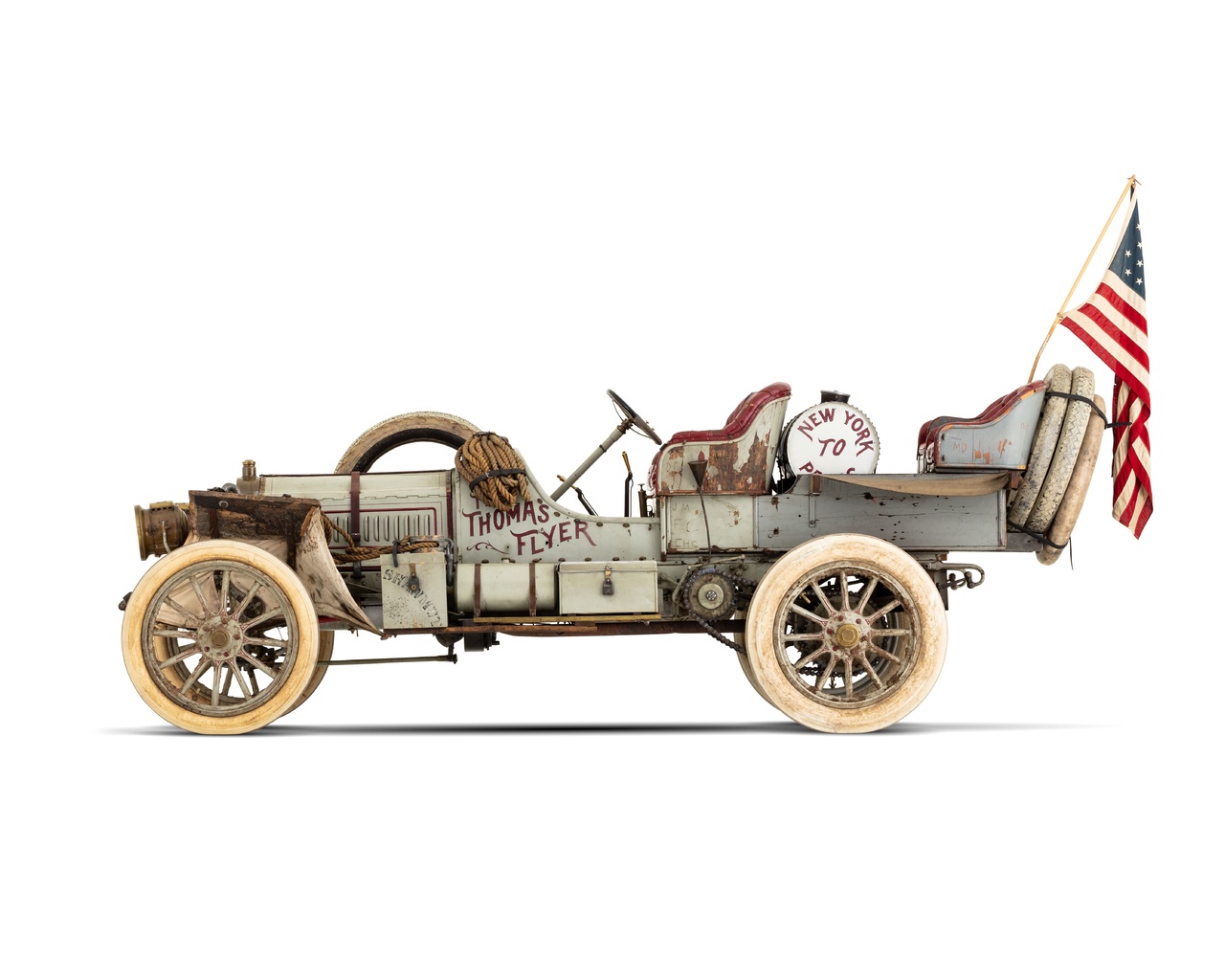 thomas flyer 4-60, tourenwagen, 1907, national automobile museum