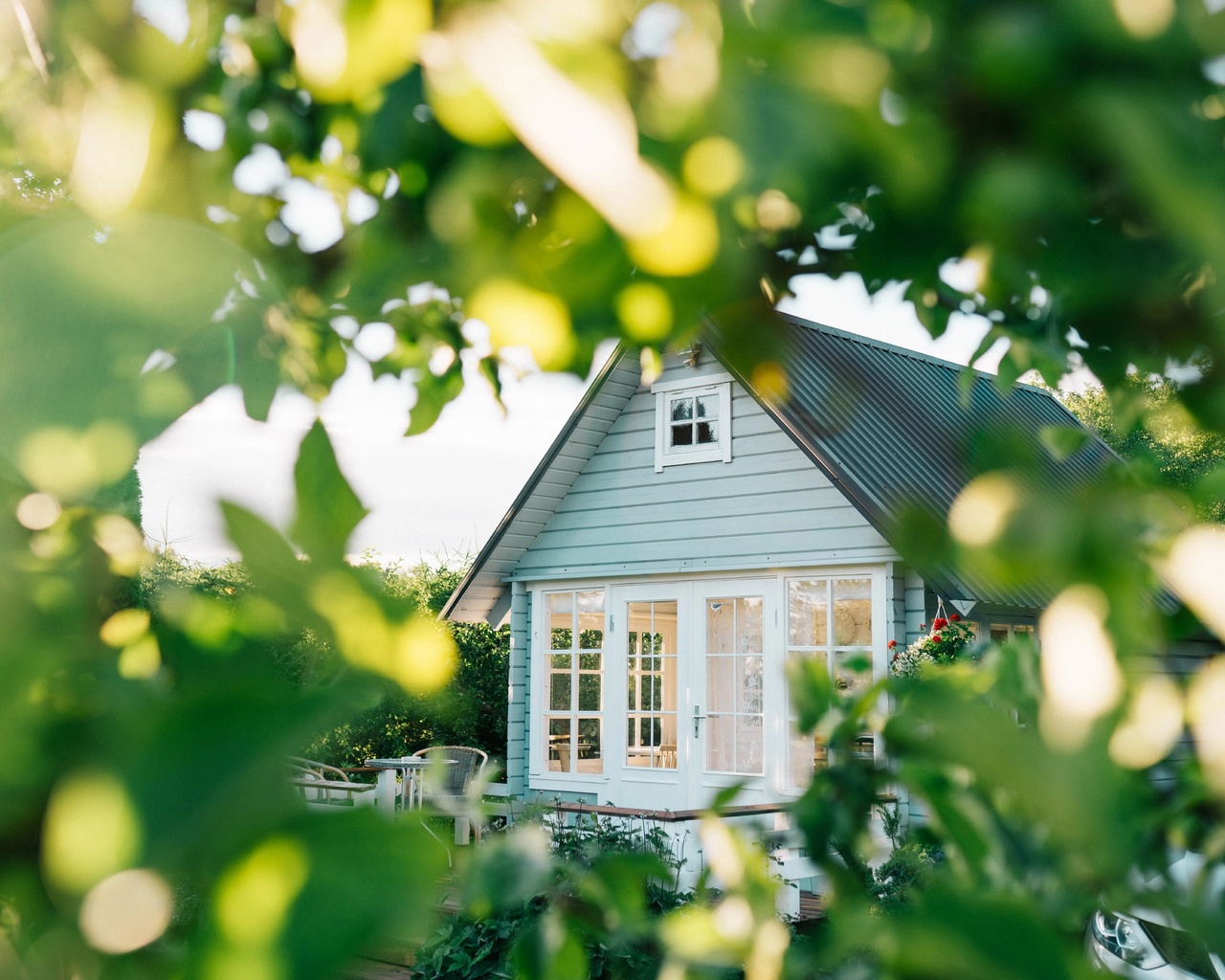 outdoor space, summer house, garden