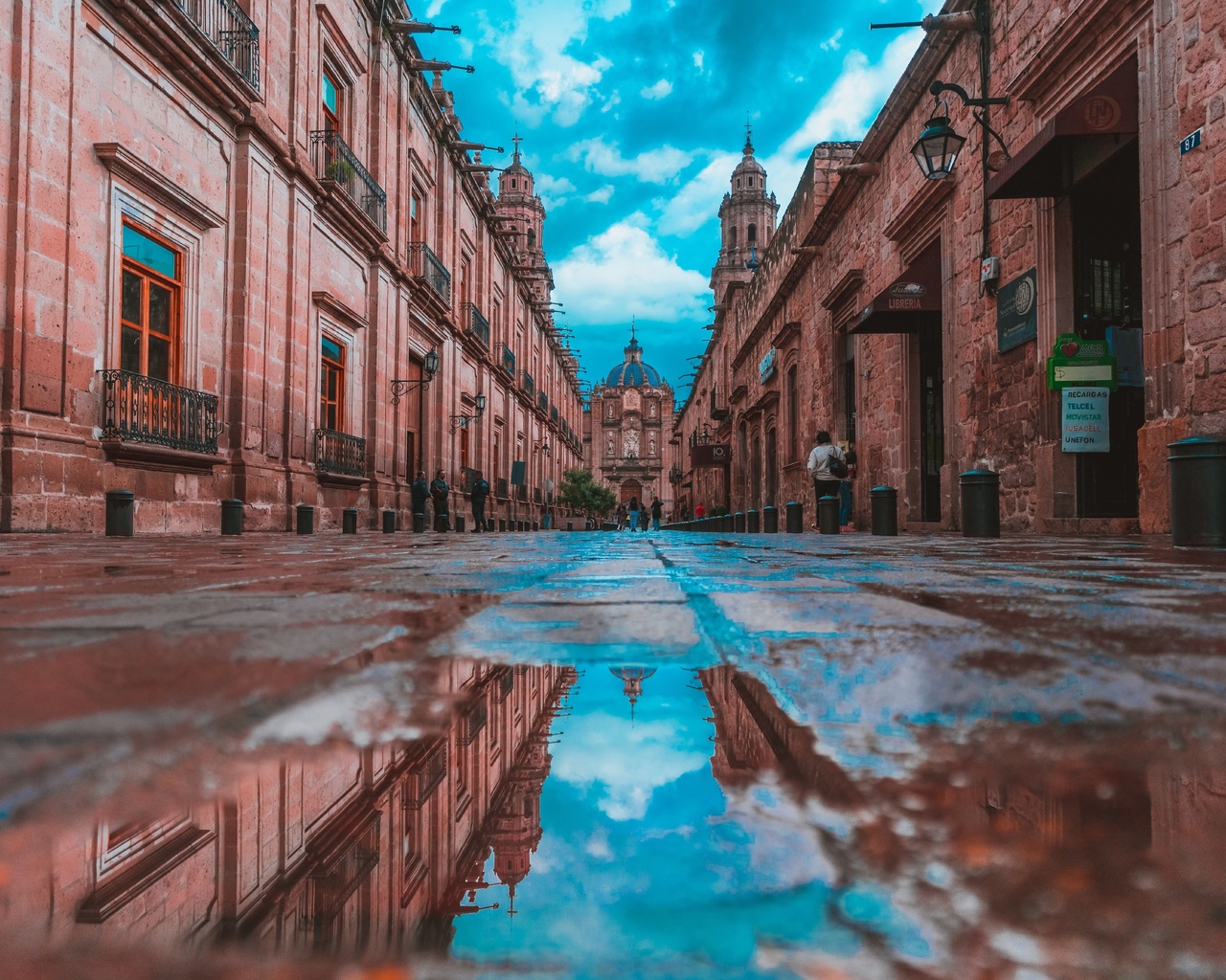 morelia cathedral, catholic church, morelia, mexico