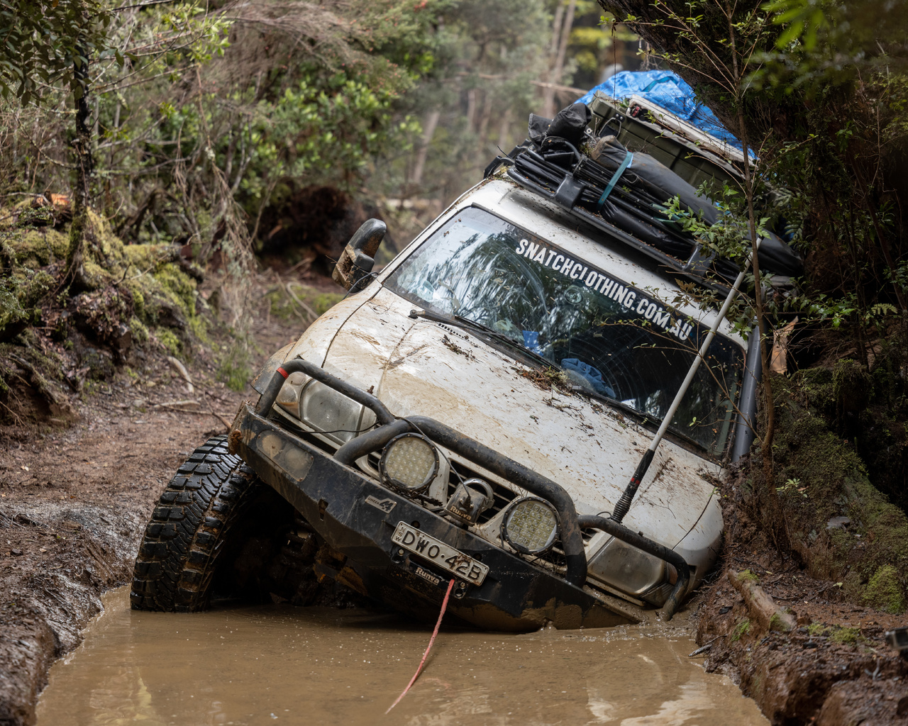 nissan, full-size suv, nissan patrol, winch, australia