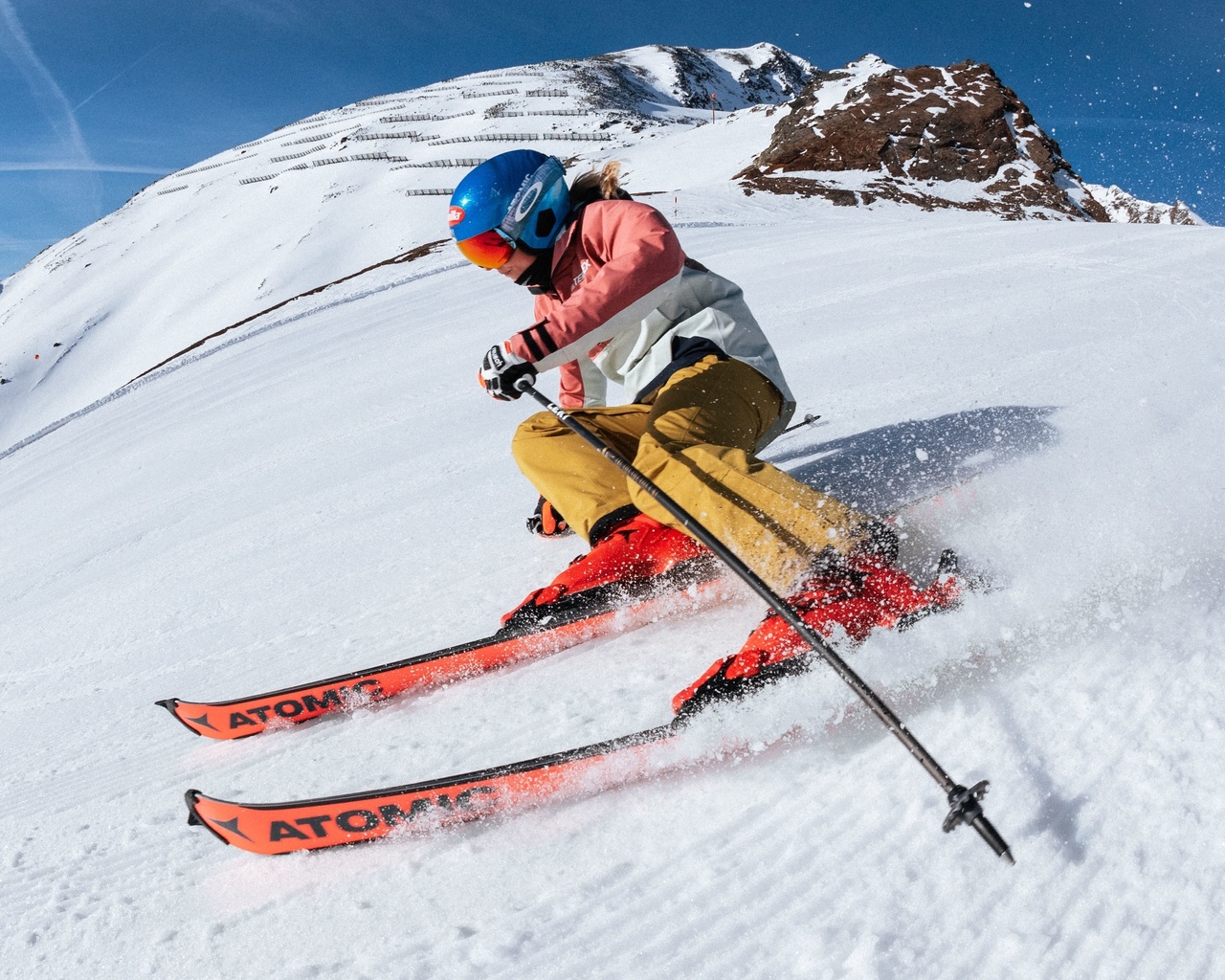 mikaela pauline shiffrin, world cup alpine skier, skiing wear, adidas