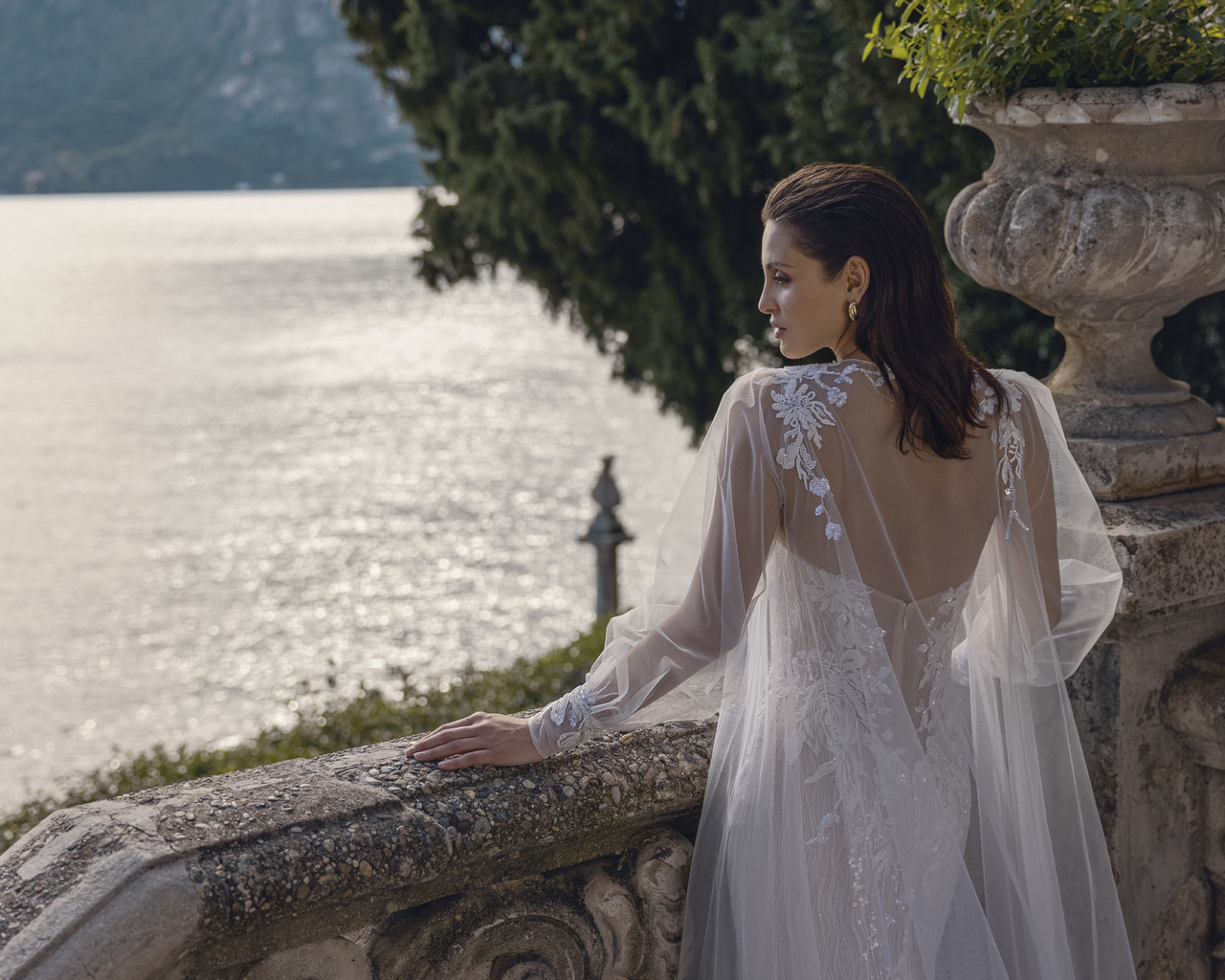 villa monastero, lake como, dominiss, design dresses from ukraine