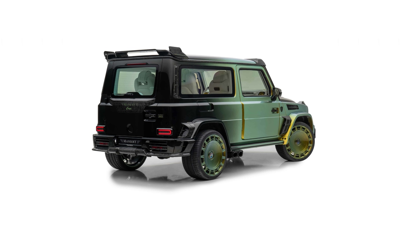 gronos coupe evo c, mansory, custom, four-wheel drive automobile, mercedes-benz g-class, g-wagen, fludium paint chrome atmosphere