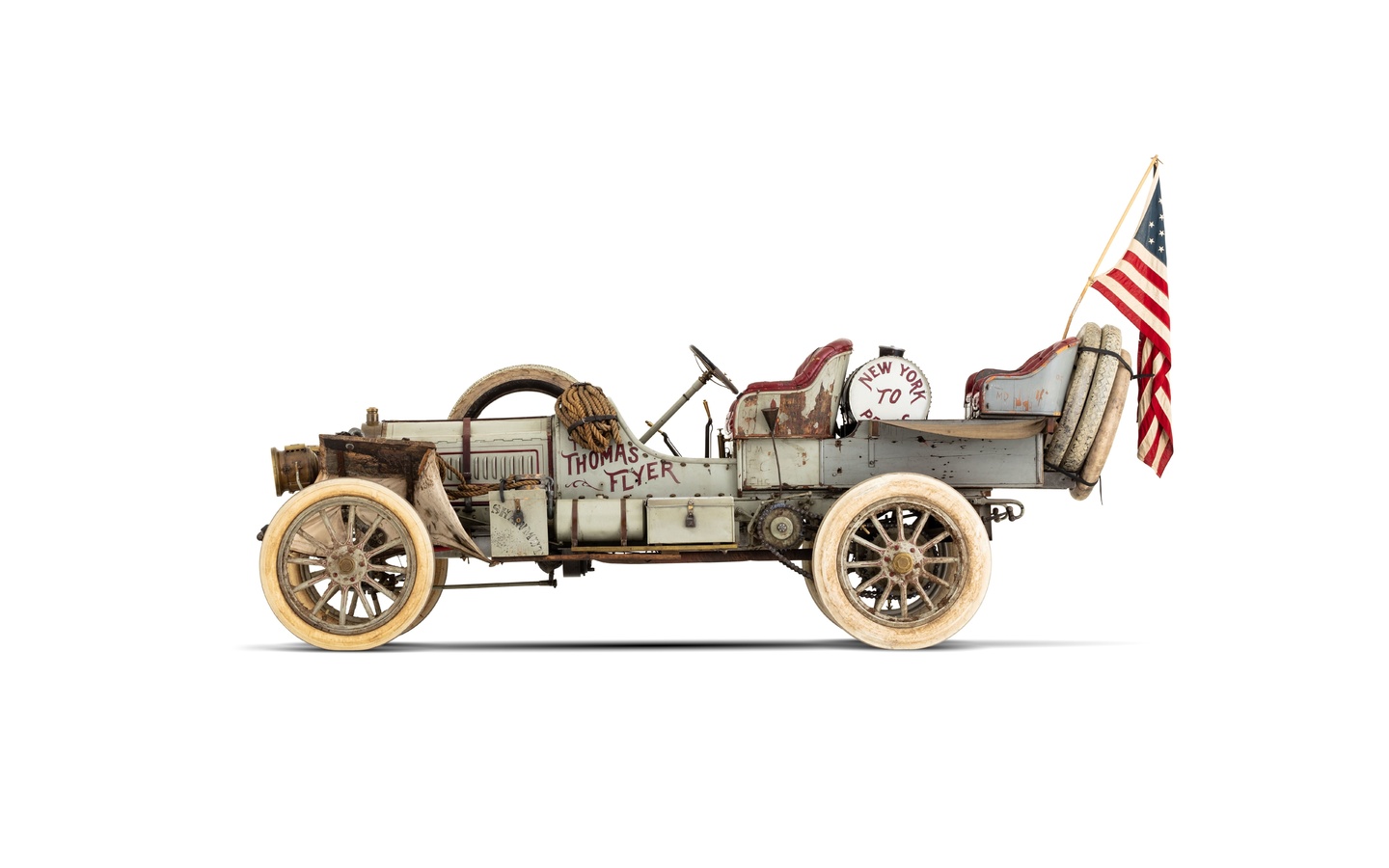 thomas flyer 4-60, tourenwagen, 1907, national automobile museum