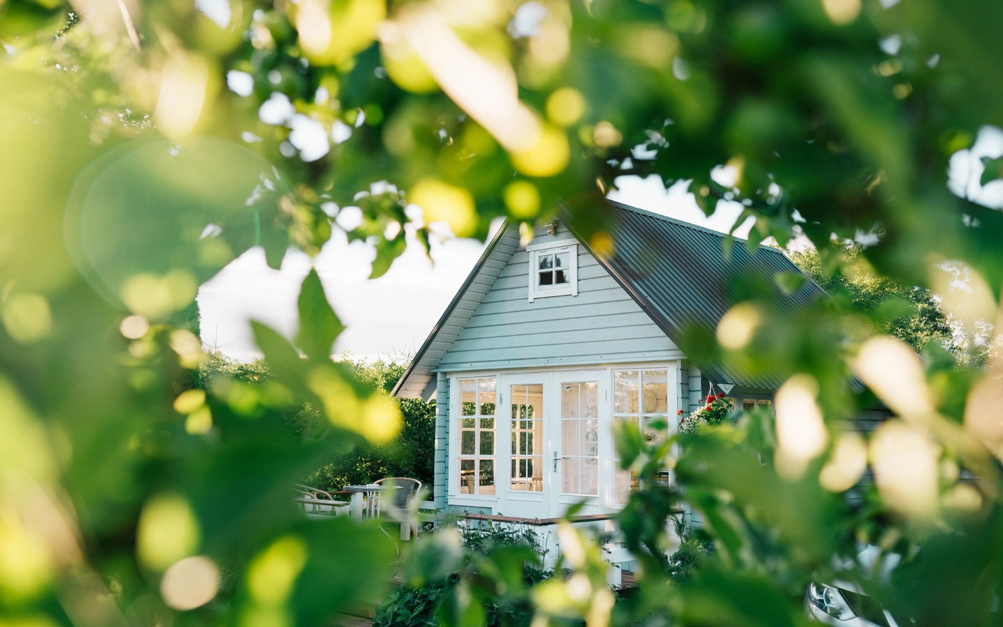 outdoor space, summer house, garden