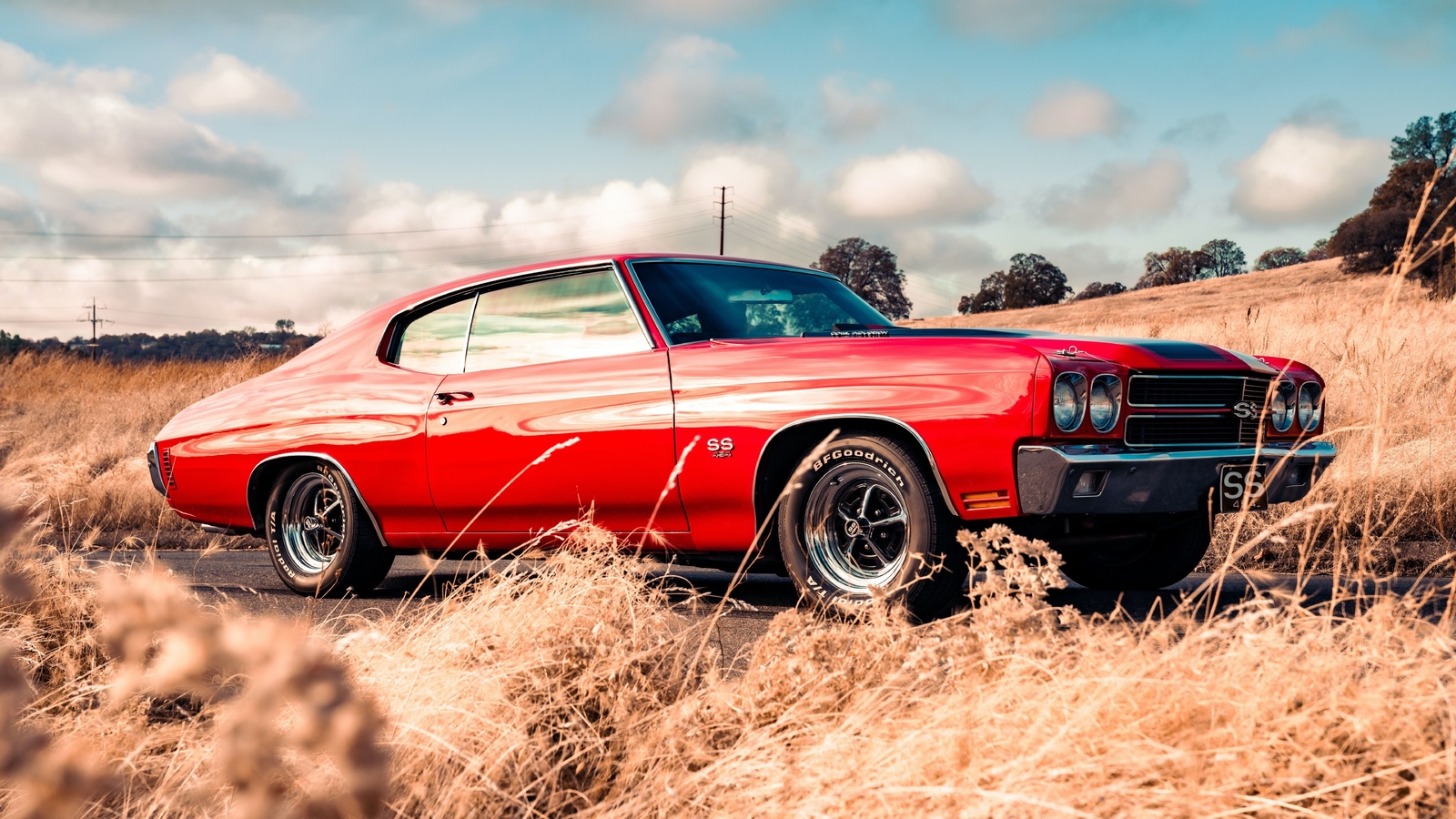 chevrolet, mid-sized automobile, chevrolet chevelle ss 454, 1972