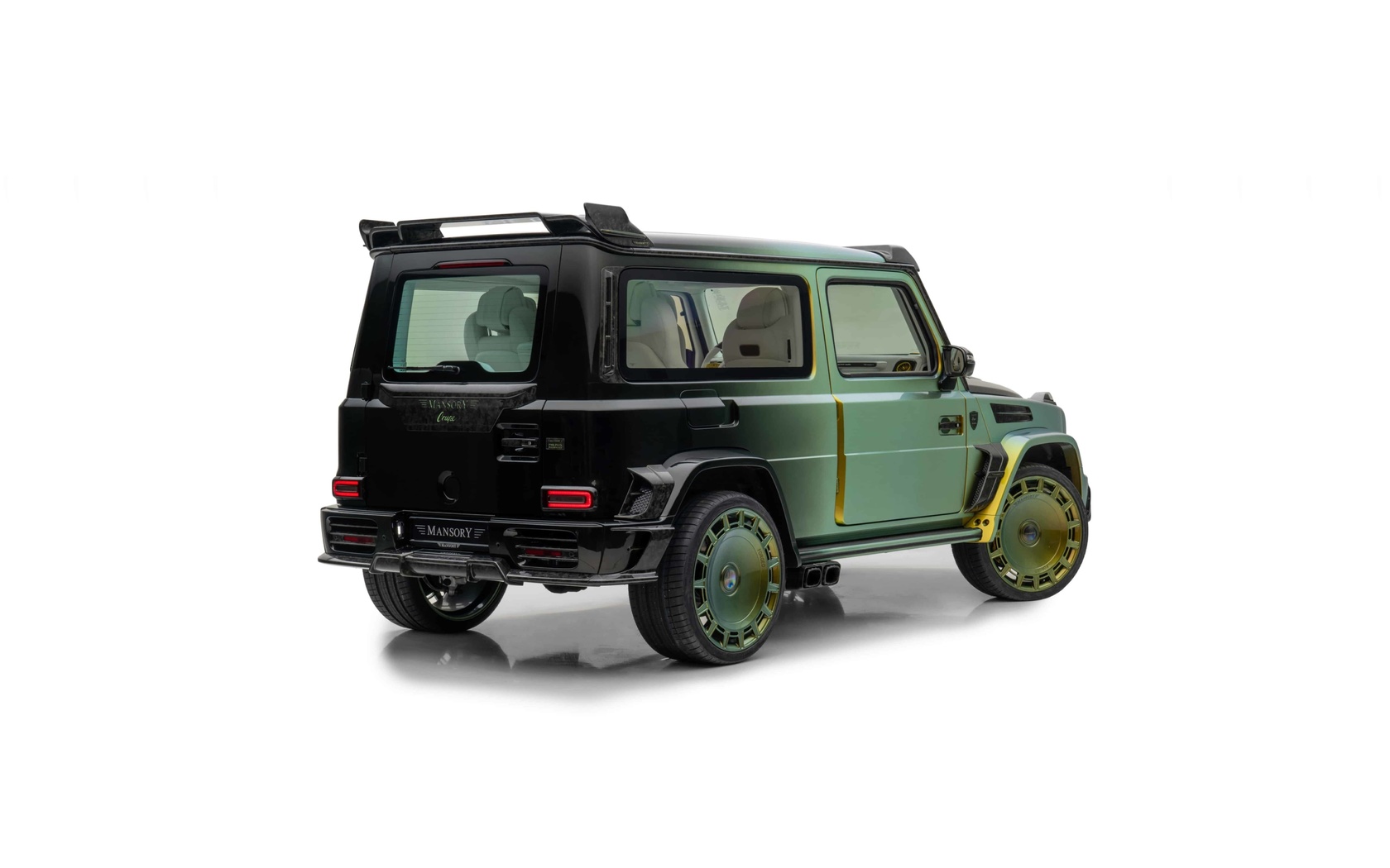 gronos coupe evo c, mansory, custom, four-wheel drive automobile, mercedes-benz g-class, g-wagen, fludium paint chrome atmosphere