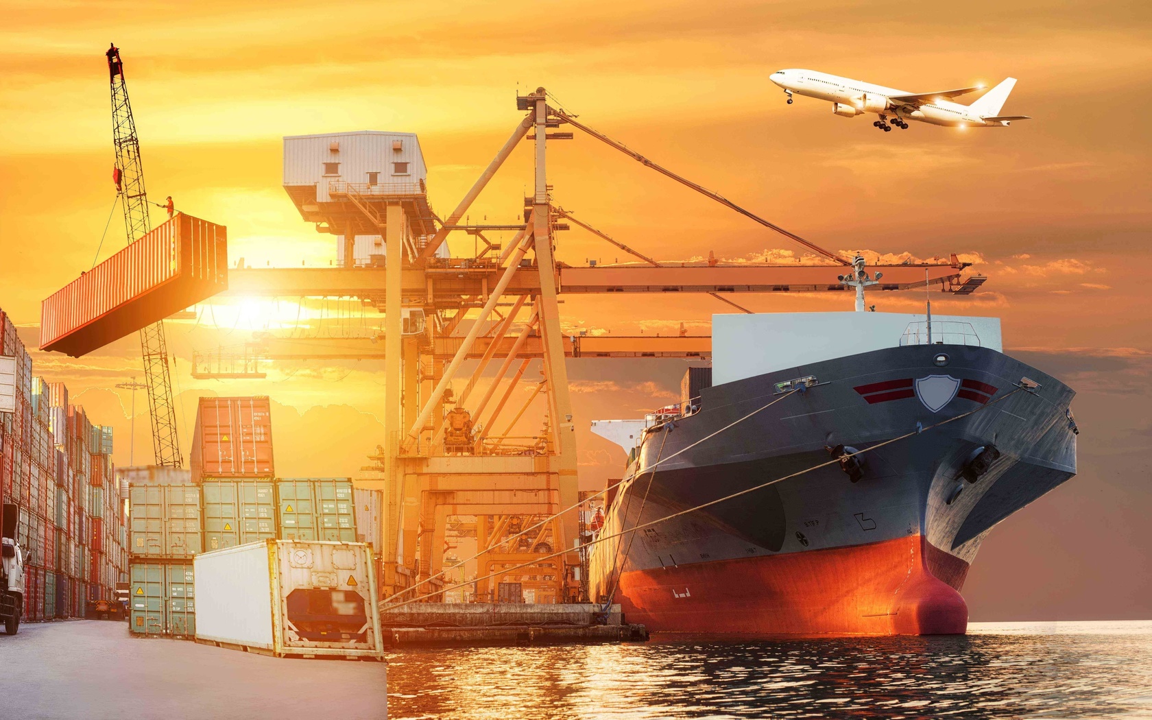 global transport, logistics, global network, international shipping