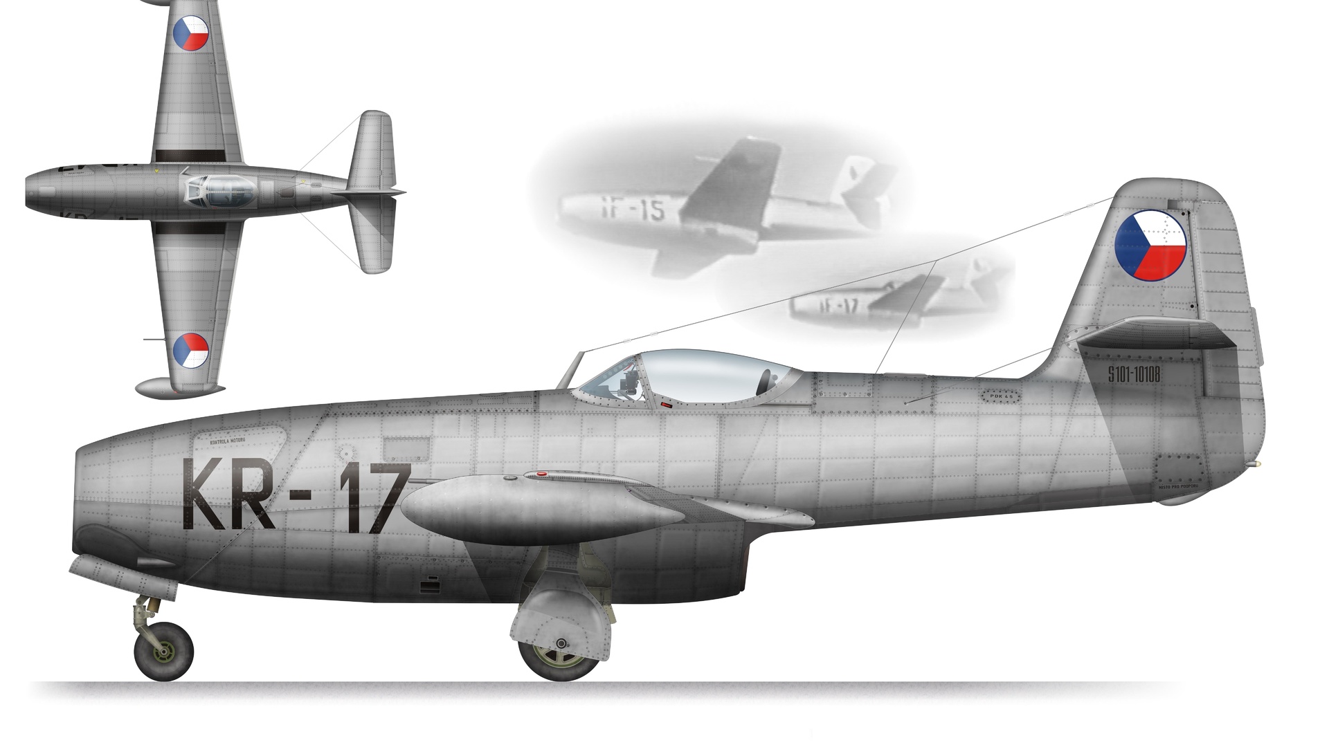 s-101, jet fighter, 1952, czechoslovak air force