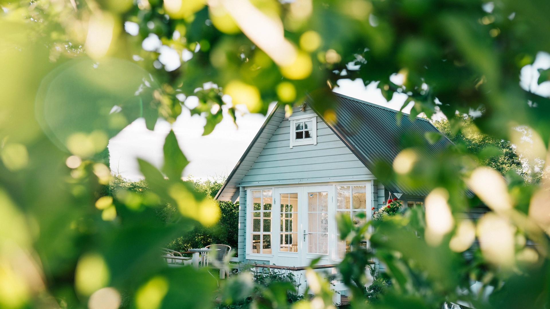 outdoor space, summer house, garden