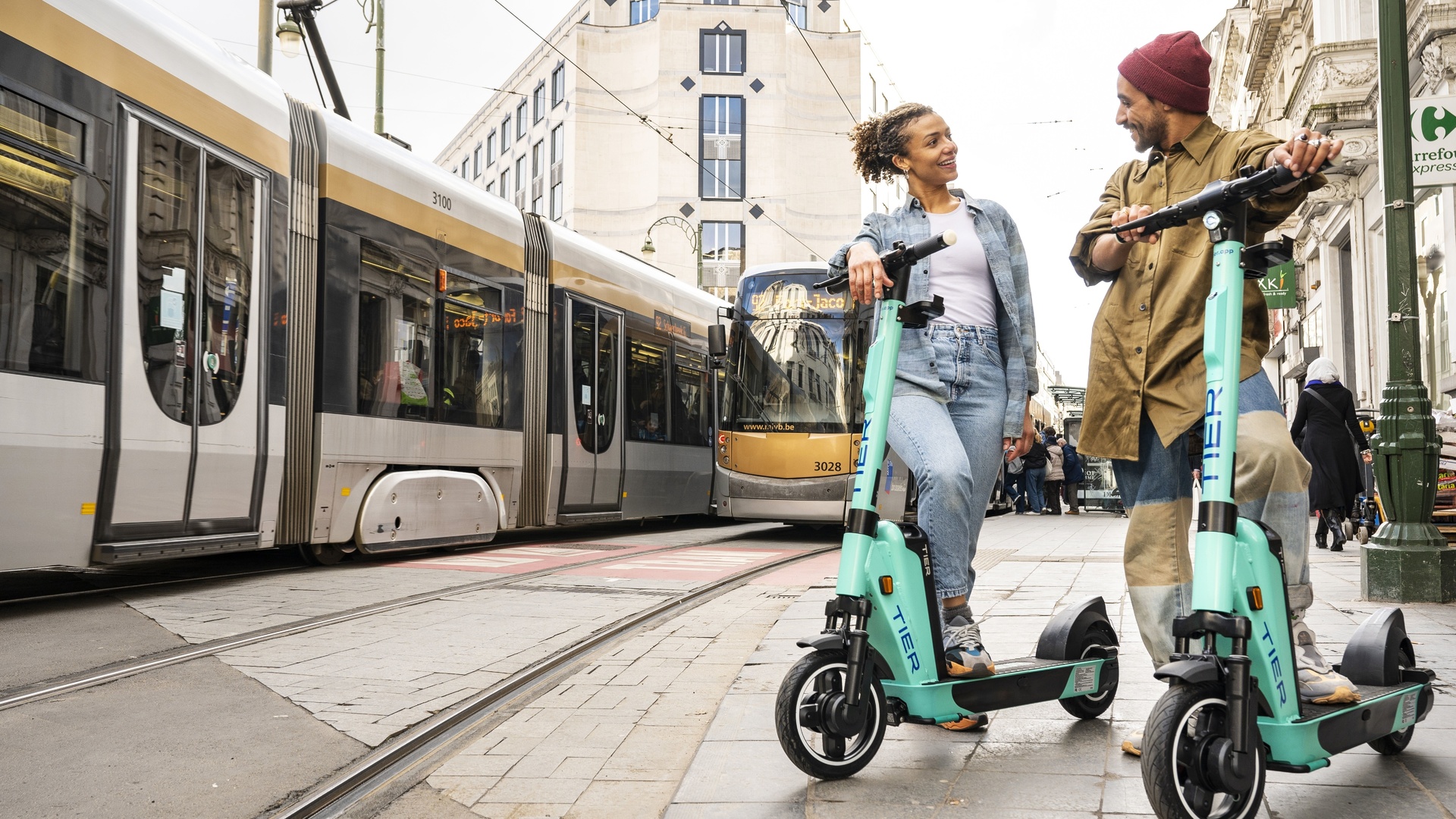 tier mobility, e-scooters, brussels, belgium