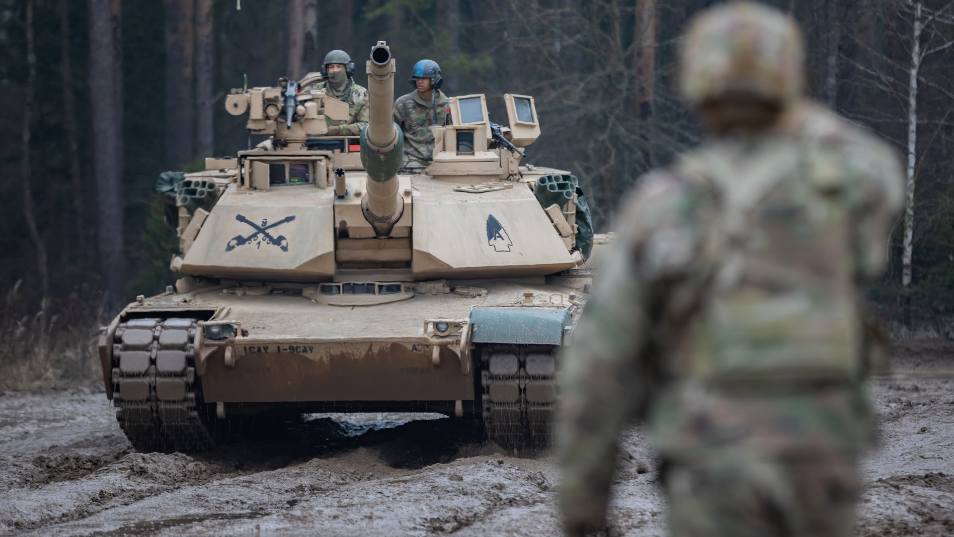 m1 abrams, main battle tank, cavalry regiment, bemowo piskie, poland