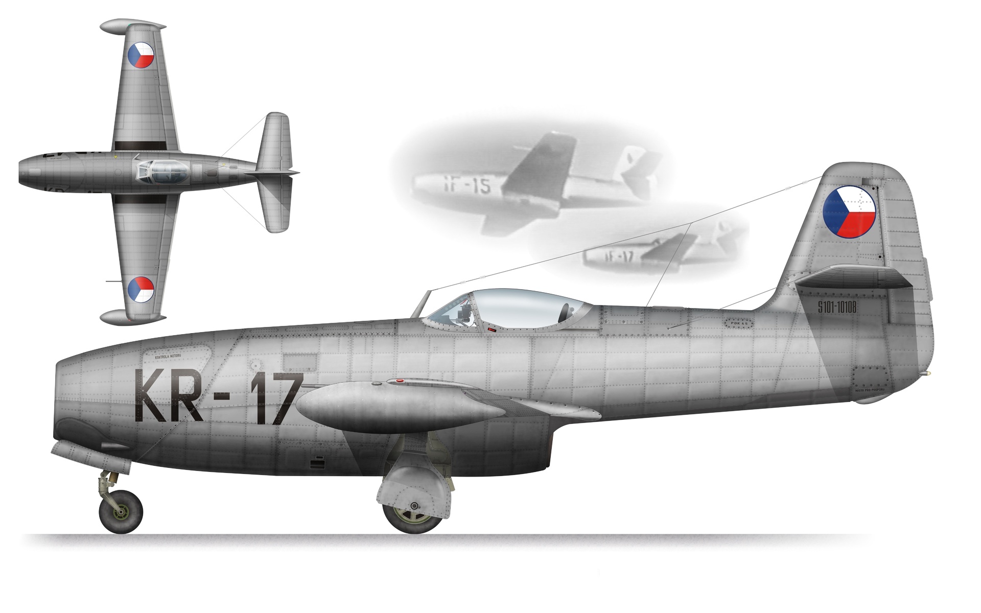 s-101, jet fighter, 1952, czechoslovak air force