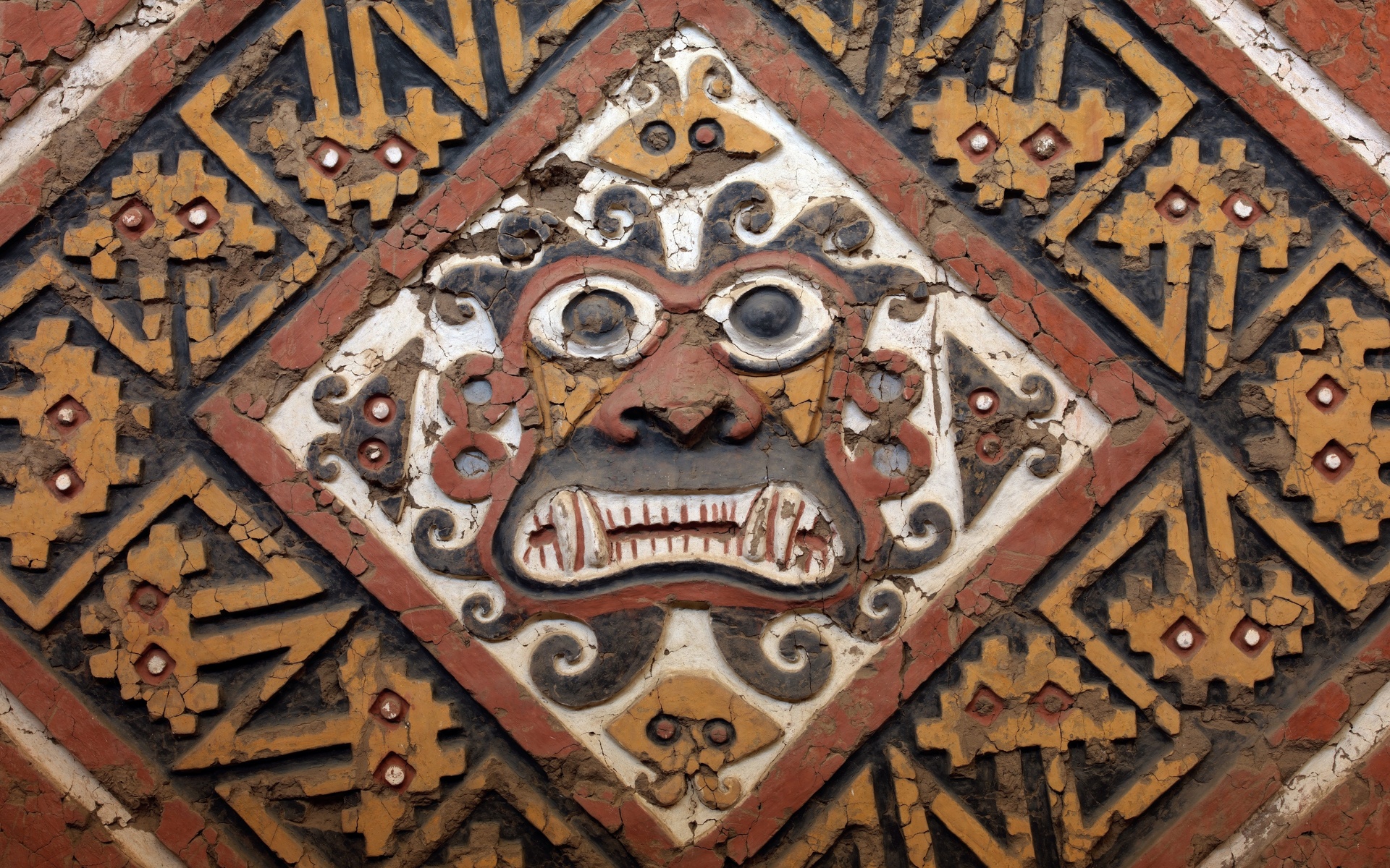 huaca de la luna, temple or shrine of the moon, peru