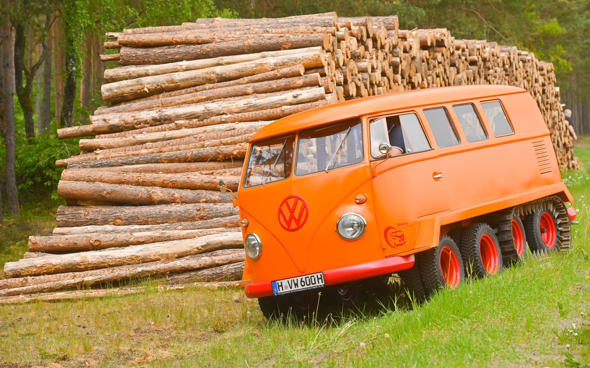 volkswagen, classic vehicles, 1962, half-track fox, austria